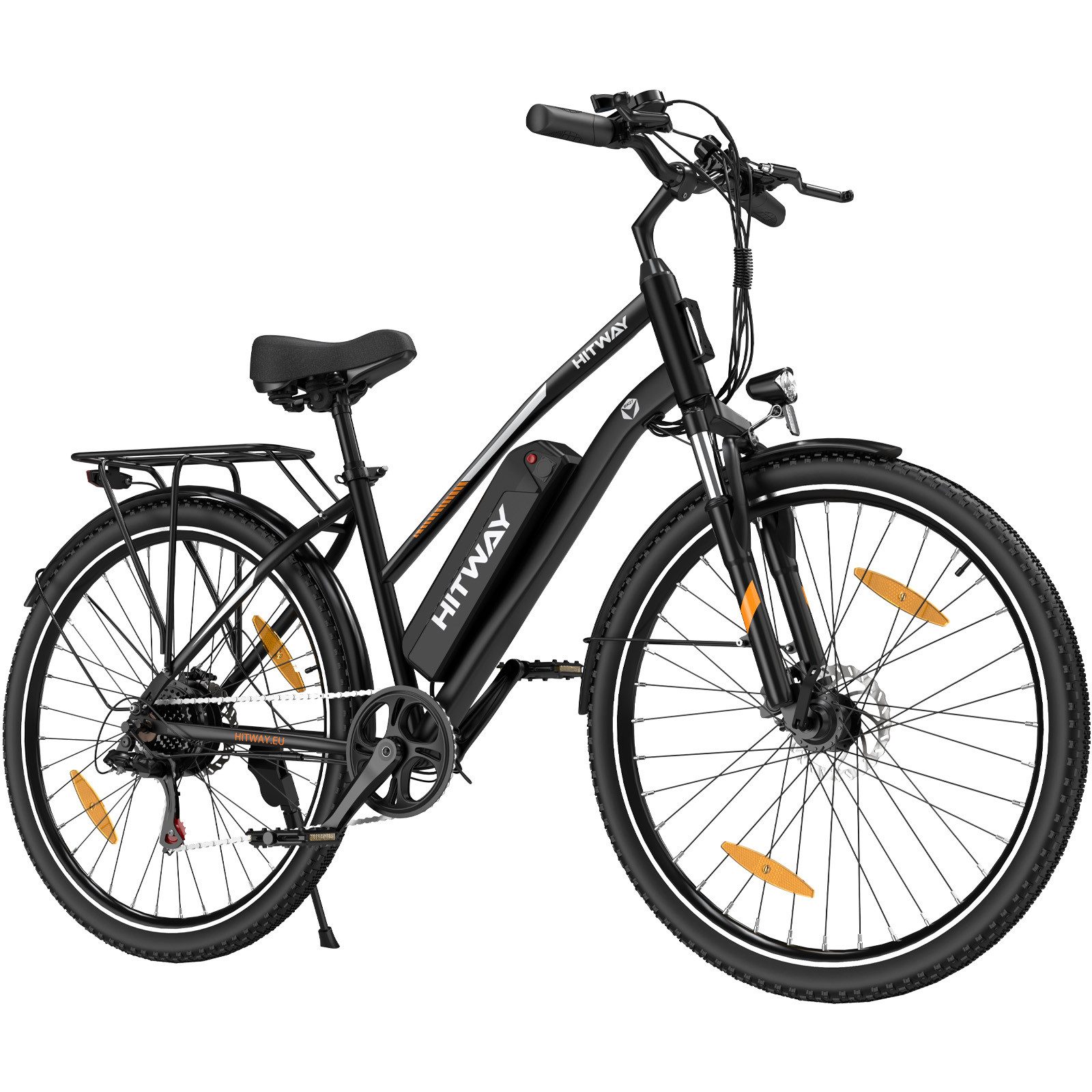 E-Bike Trekkingrad Elektrofahrrad 28 Zoll Pedelec mit 36V13Ah bis zu 100km