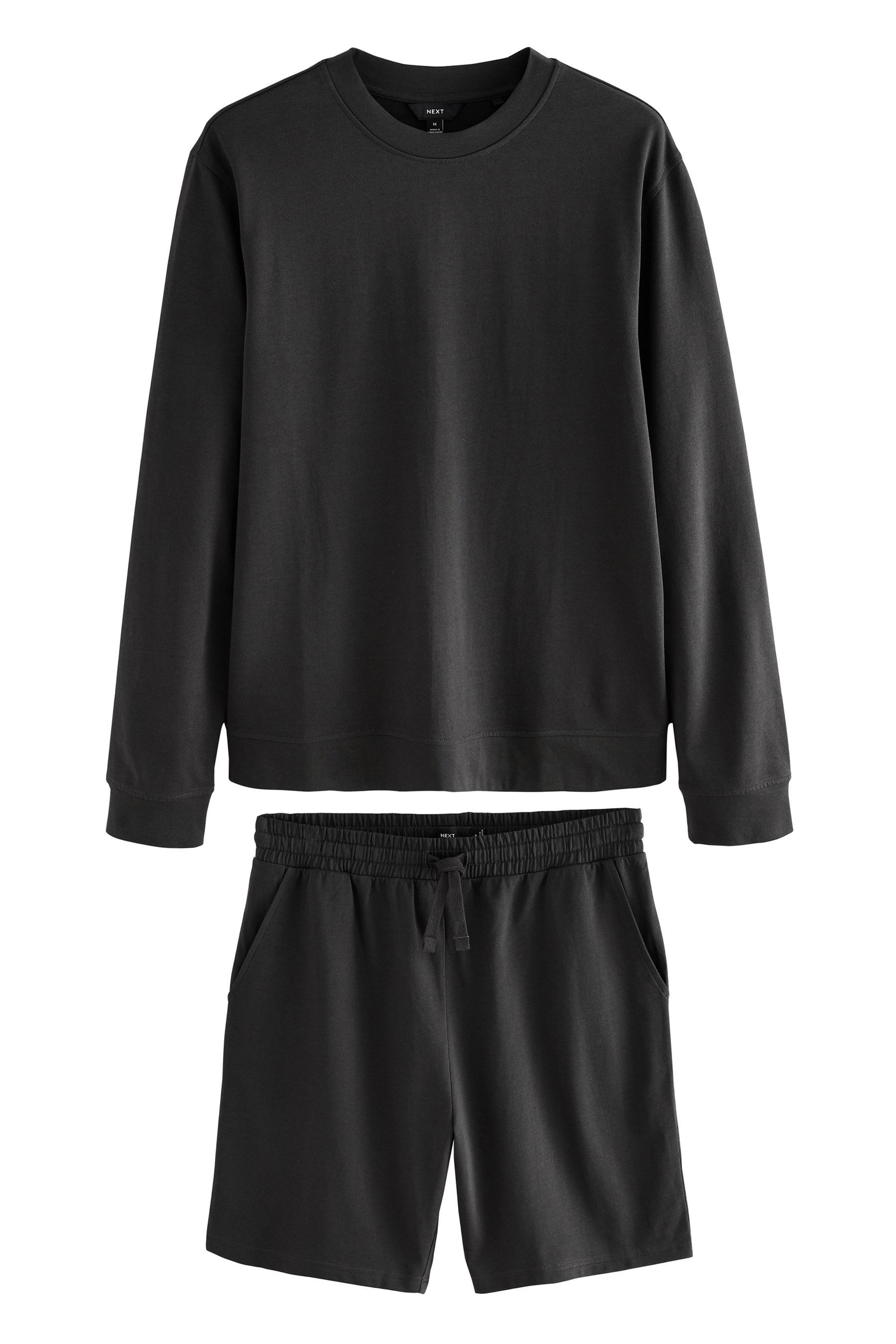 Next Pyjama Sweatshirt und Shorts aus günstig online kaufen