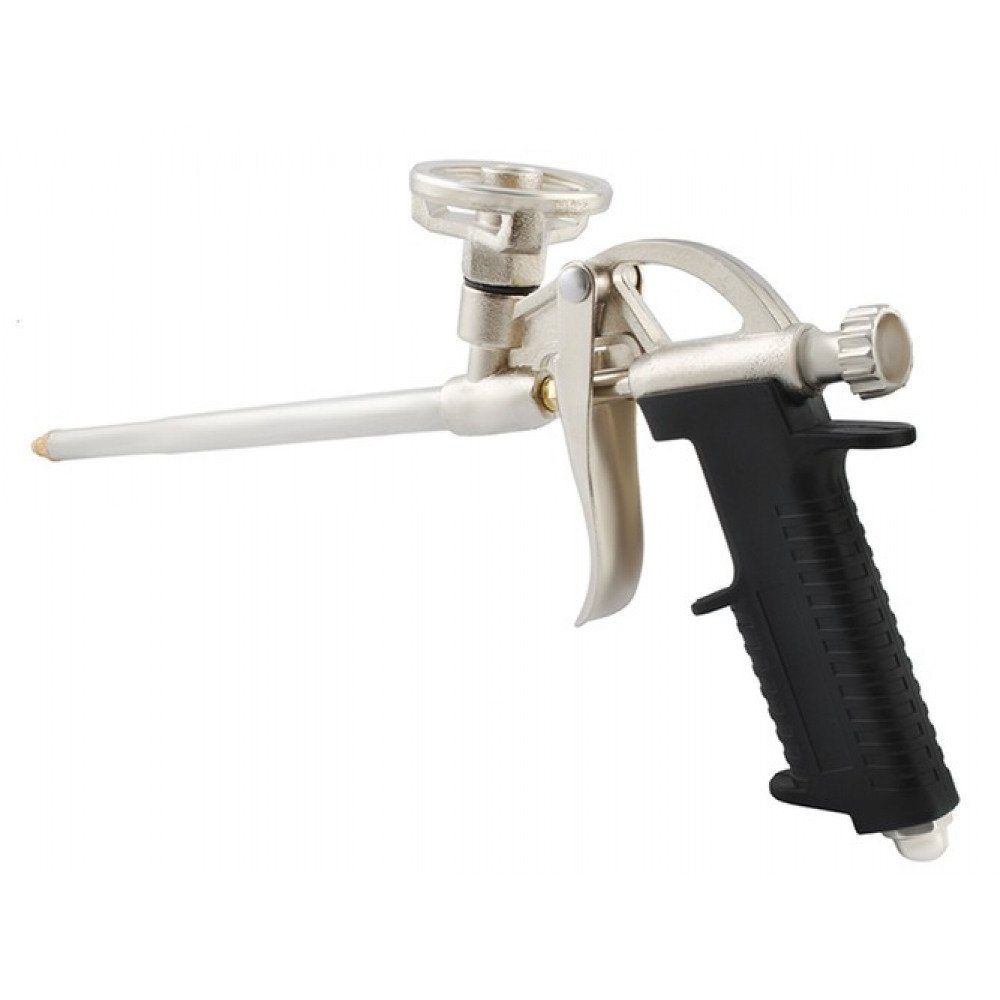 ISO TRADE Bauschaumpistole Pistole für Baumschaum, 1,00 l/min, Bauschaum  Pistole, 1-tlg., Dosierbar Metallkorpus Kunststoffgriff, Leicht Praktisch  Akzeptabel