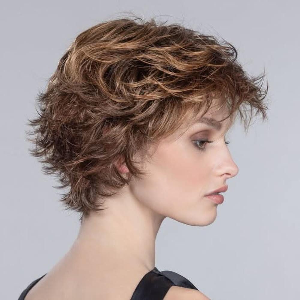 Ellen Wille Kunsthaarperücke Ellen Wille Date, Kurzer fransiger Pixie mit luftiger Montur und Mono-Wirbel