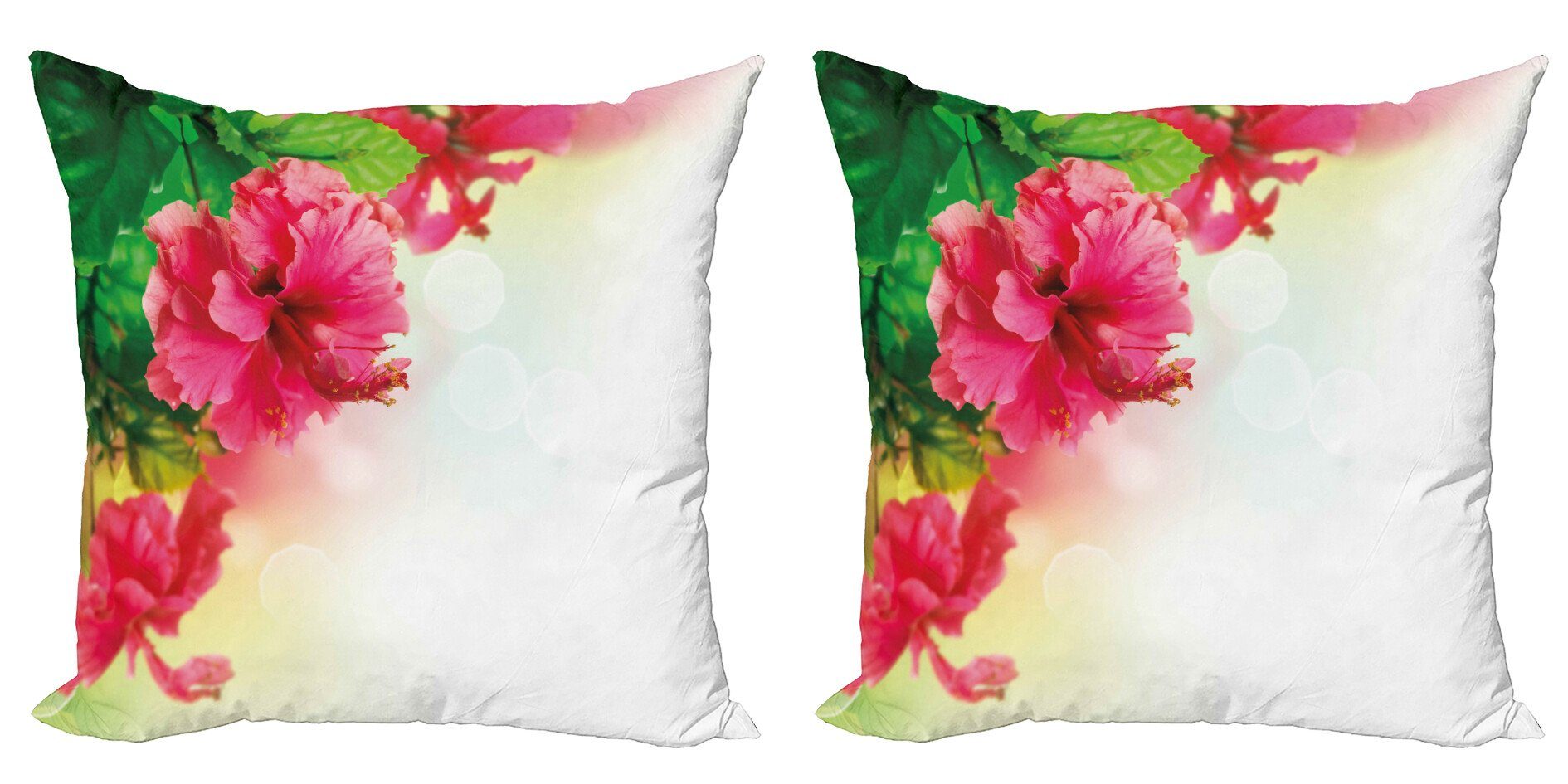 Digitaldruck, Blüten Duft Blumen Stück), Doppelseitiger Kissenbezüge Modern (2 Accent Garten Abakuhaus