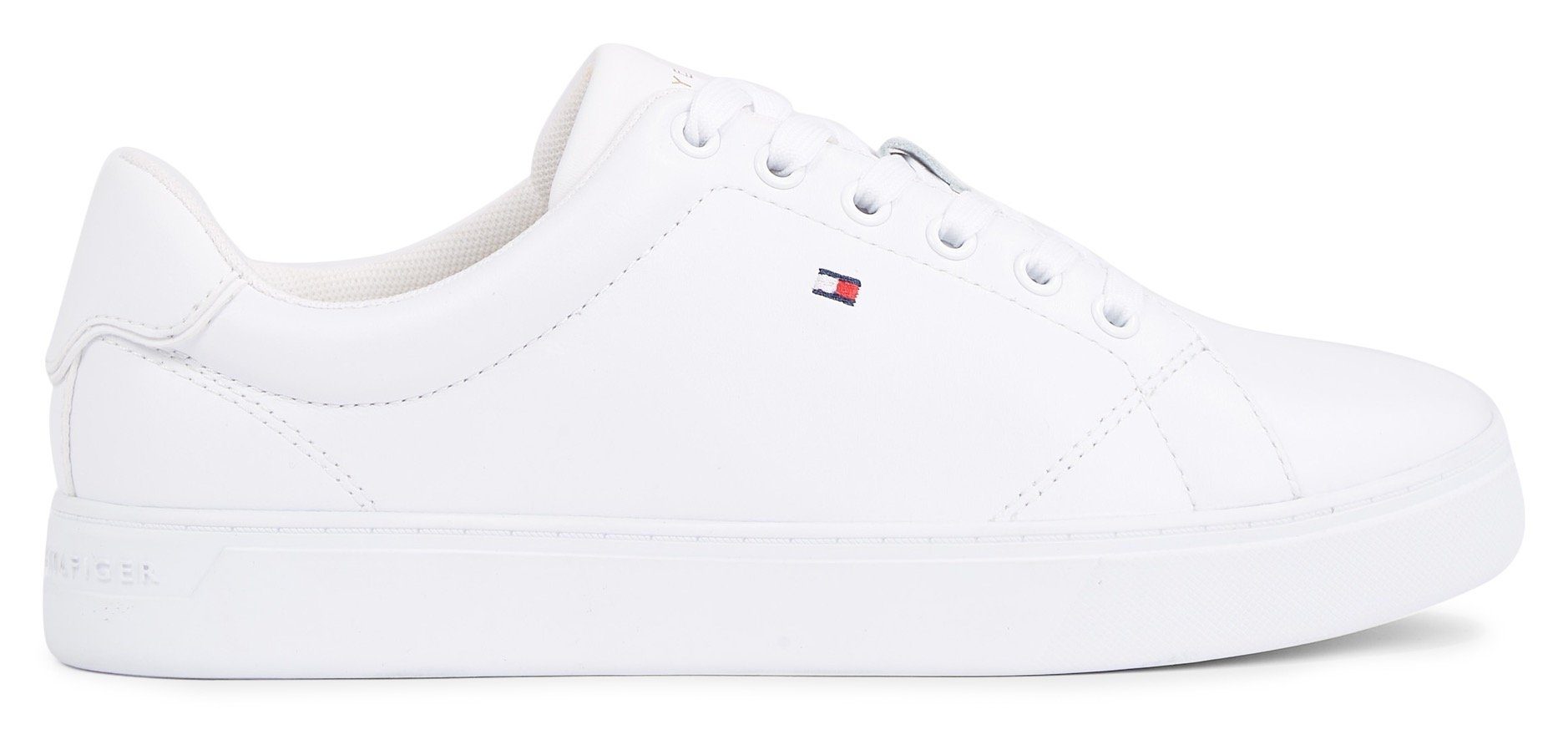 COURT Logoflag gestickter Tommy SNEAKER Hilfiger ESSENTIAL Plateausneaker mit