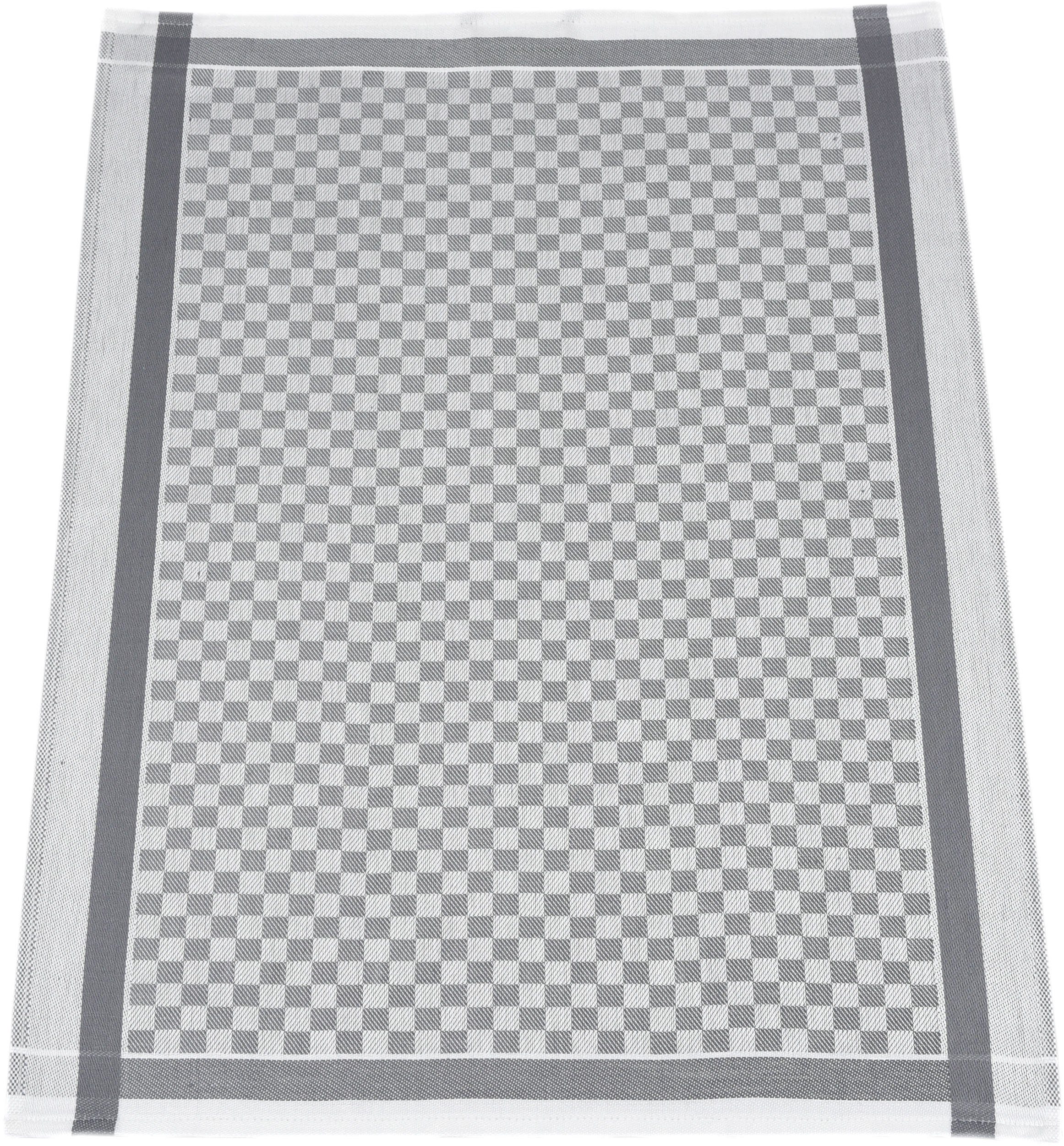 ROSS Geschirrtuch Exclusiv, (Set, 3-tlg), Karofond, günstig online kaufen