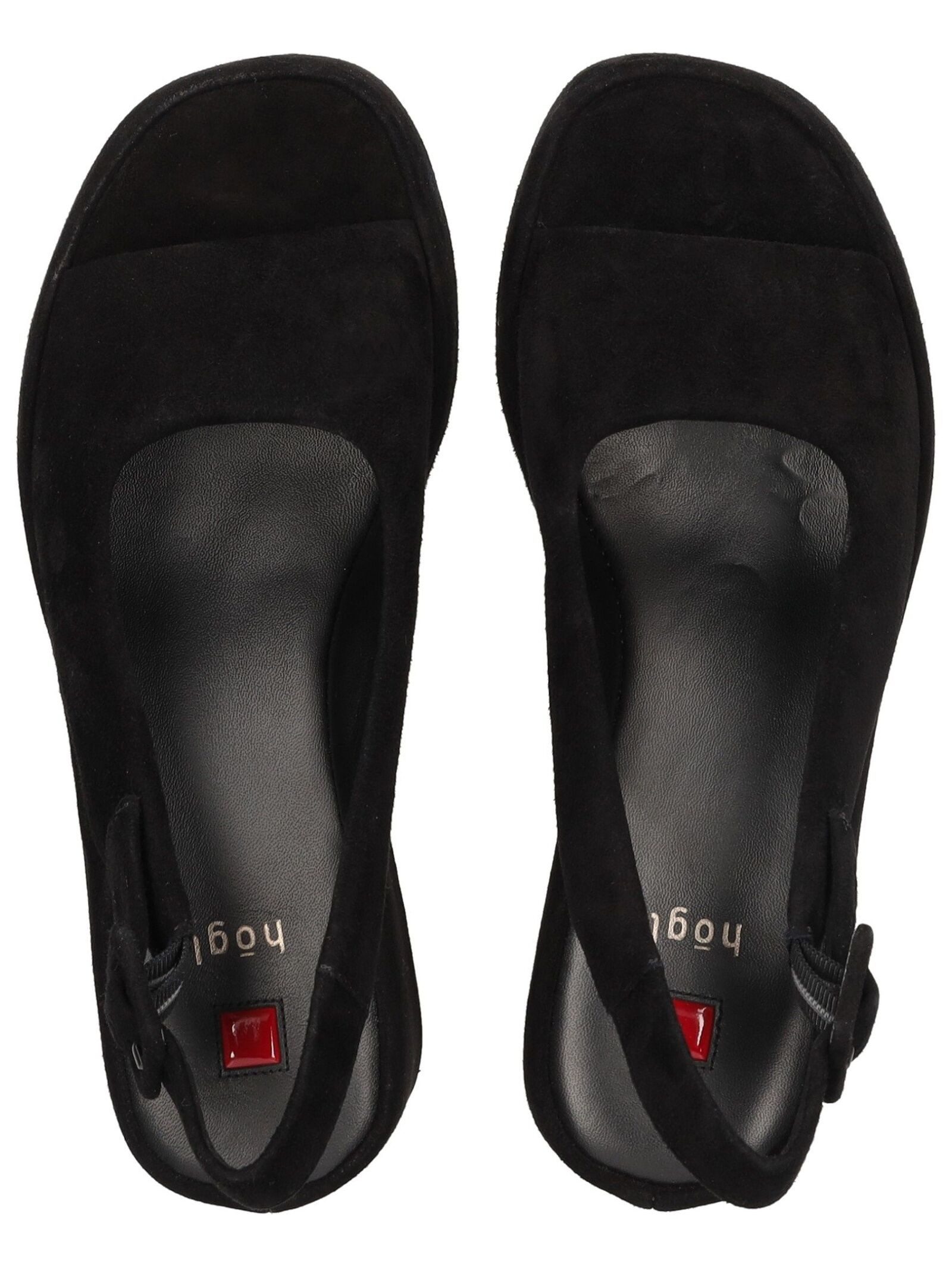 Högl Sandalen Veloursleder . Keilsandalette