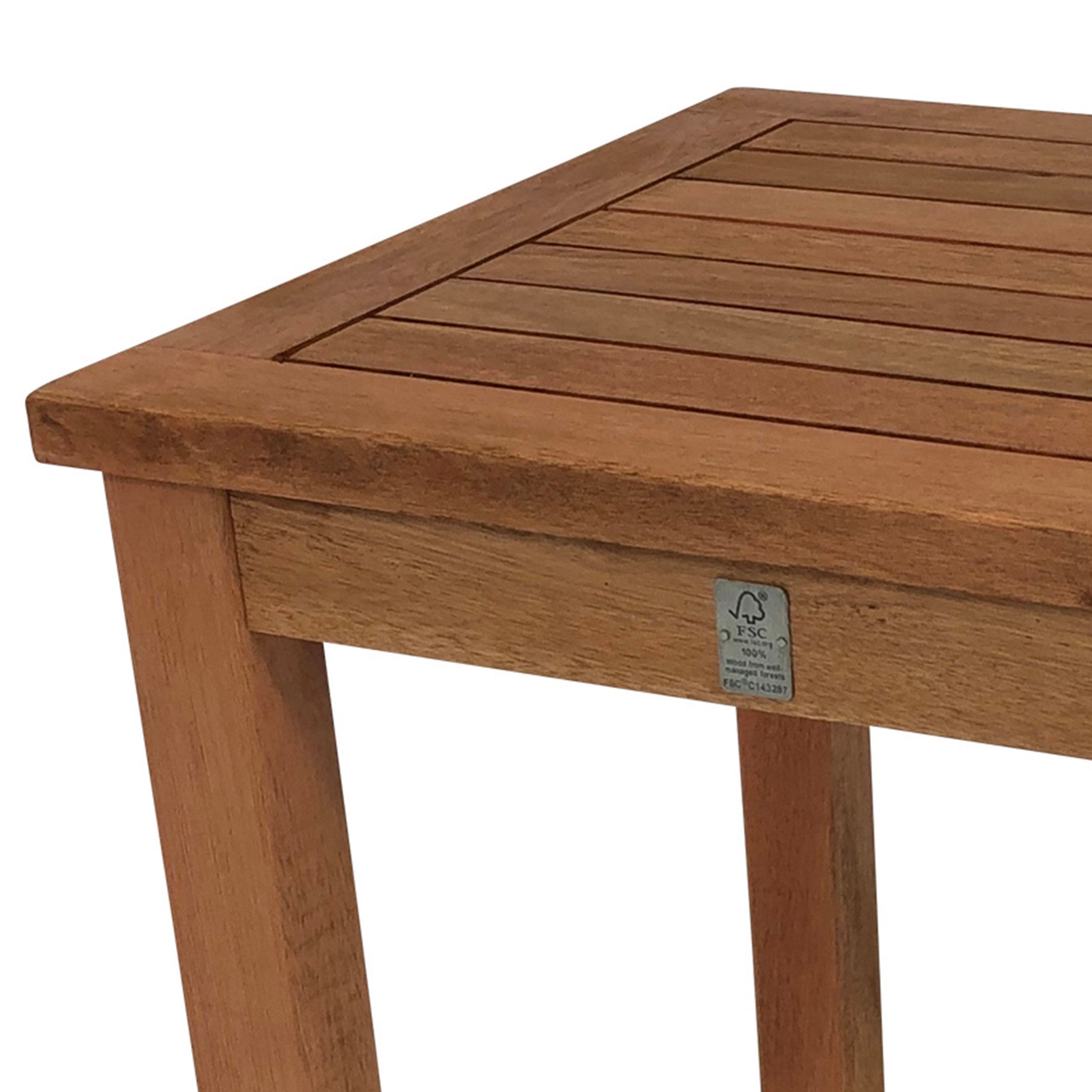TPFGarden Beistelltisch NORWICH (Outdortisch 40x40x40cm - FSC®-zertifiziert), Maße (BxHxT): 40 x 40 x 40 cm