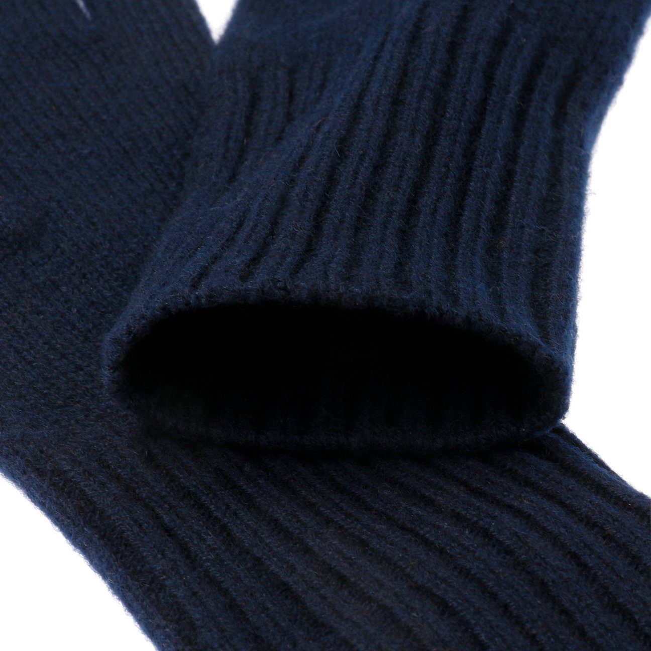 Seeberger Handschuhe Strickhandschuhe dunkelblau