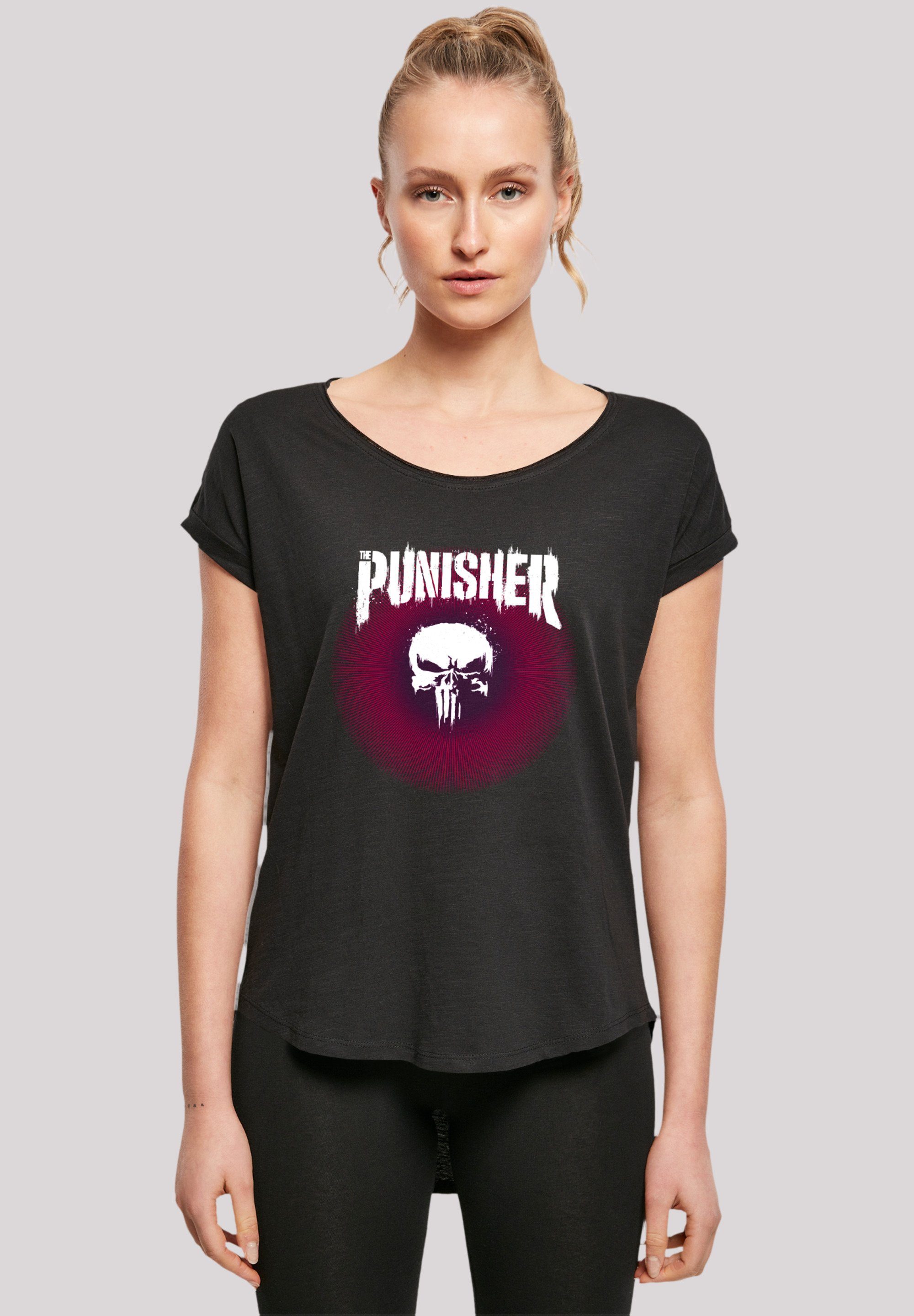F4NT4STIC weicher Qualität, Marvel Warface Baumwollstoff T-Shirt Punisher hohem mit Tragekomfort Premium Psychedelic Sehr