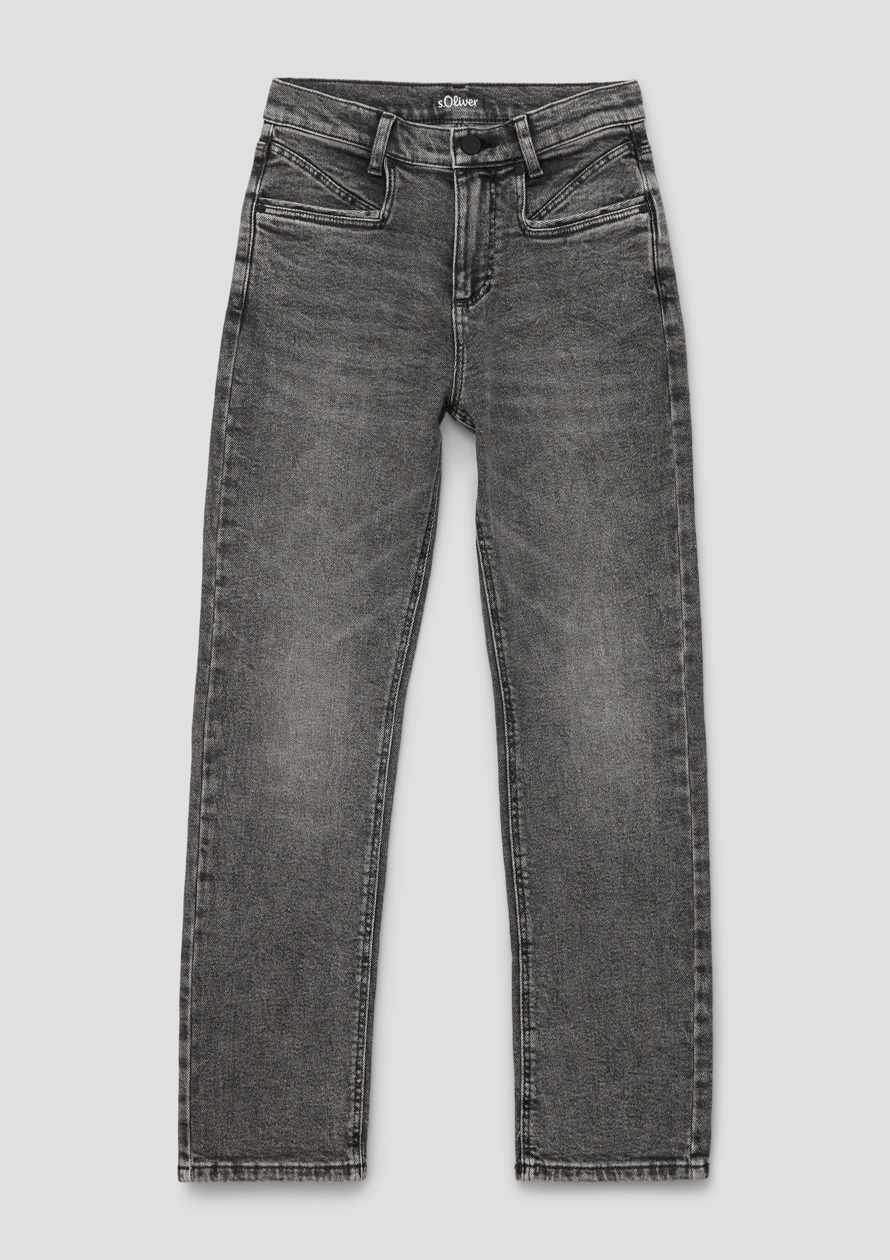 Stoffhose Jeans / Relaxed Fit / High Rise / Straight leg