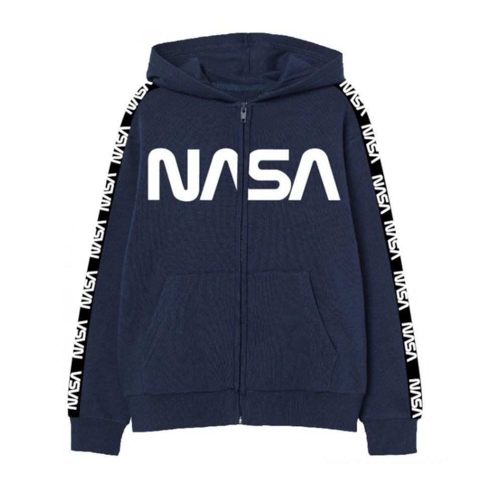 EplusM Collegejacke NASA Sweatshirt / leichte Jacke mit Reißverschluss, Kap günstig online kaufen