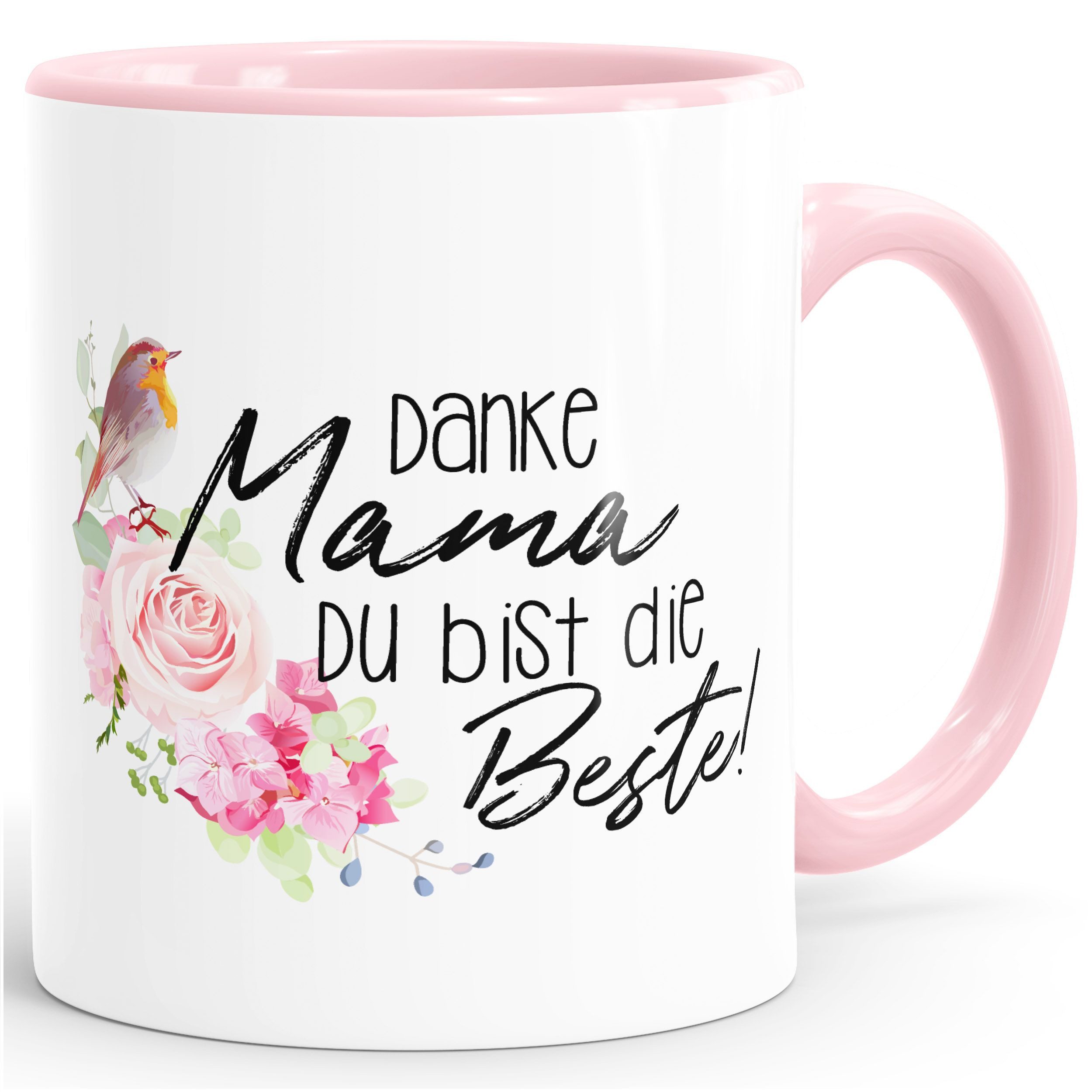 Tasse Kaffee-Tasse Muittertagsgeschenk Danke Mama du bist die Beste