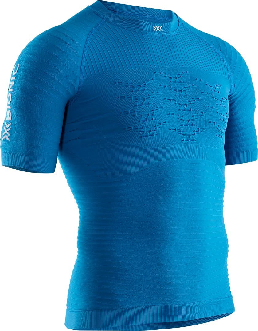 T-Shirt Laufshirt Running Effektor 4.0 Kurzarm enganliegend blau Herren