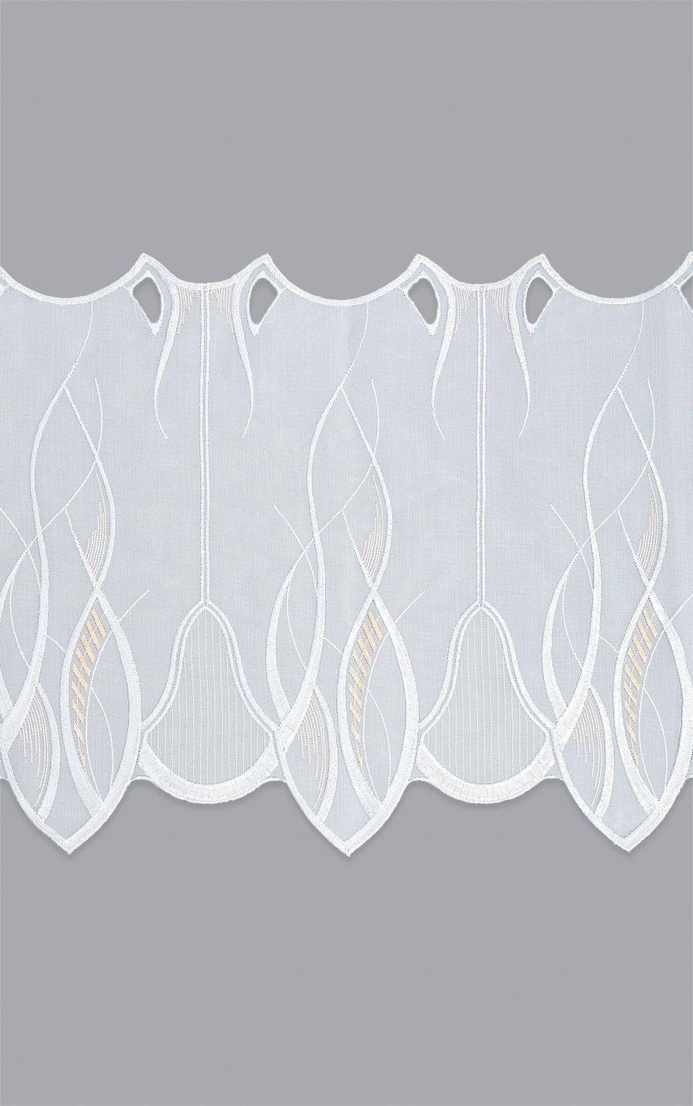 Plauener Spitze® Scheibengardine Melanie (1 St), transparent, HxB 35x48.6cm