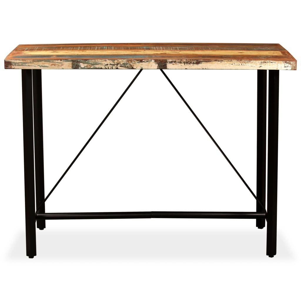 vidaXL Bargruppe aus Leder in Braun und Schwarz, (L/B/H: 150x70x107 cm)