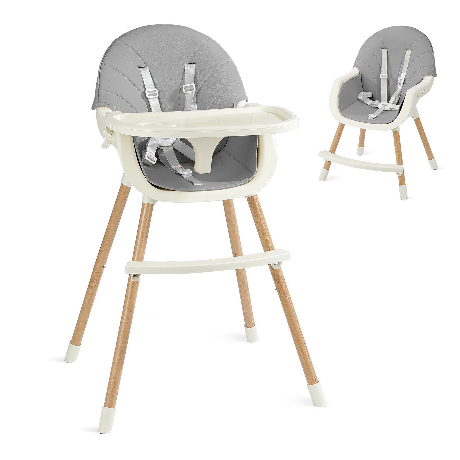 OUNUO Kinderstuhl Baby 2 in 1 Kindersitz Multfunktional Kinderstuhl