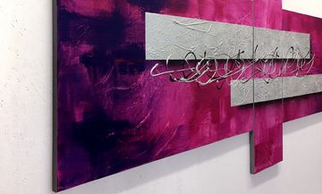 WandbilderXXL XXL-Wandbild Clear Moments 230 x 100 cm, Abstraktes Gemälde, handgemaltes Unikat