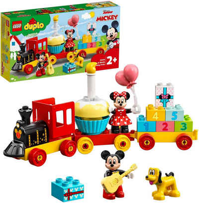 LEGO® Konstruktionsspielsteine »Mickys und Minnies Geburtstagszug (10941), LEGO® DUPLO® Disney™«, (22 St), Made in Europe