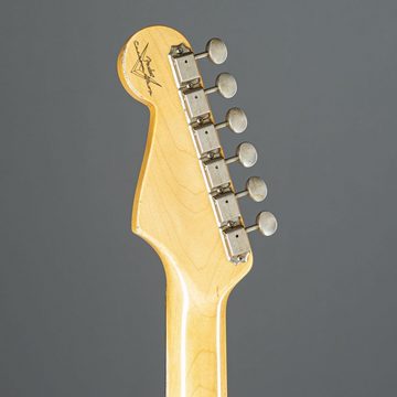 Fender E-Gitarre, '65 ST Style RW Sherwood Green Metallic #132994 - Electric Guitar, E-Gitarren, ST-Modelle, '65 Stratocaster Relic RW Sherwood Green Metallic #132994 -