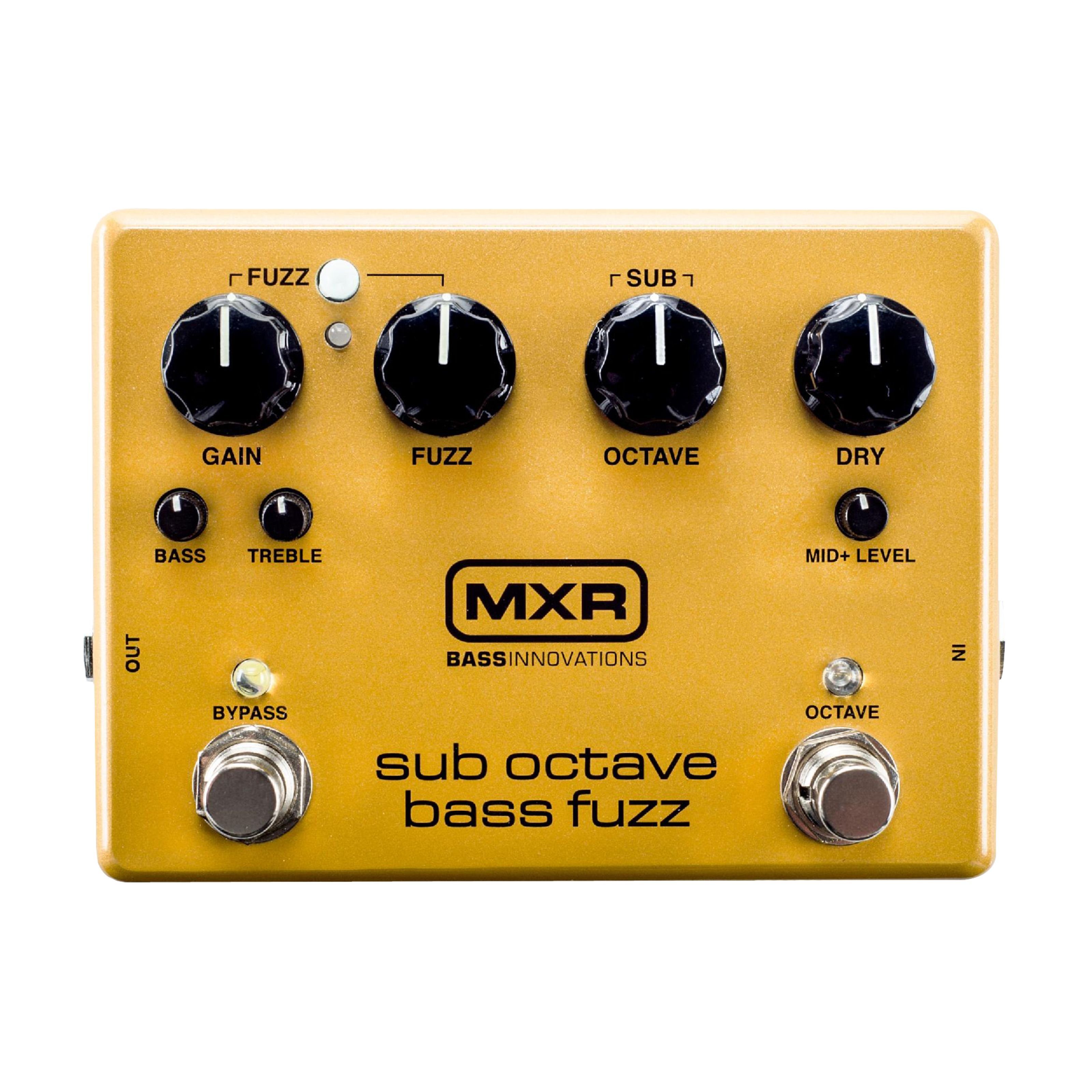 MXR Musikinstrumentenpedal, (Bass-Effektgeräte, Bass-Effektpedale), M287 Sub Octave Bass Fuzz - Bass Effektpedal