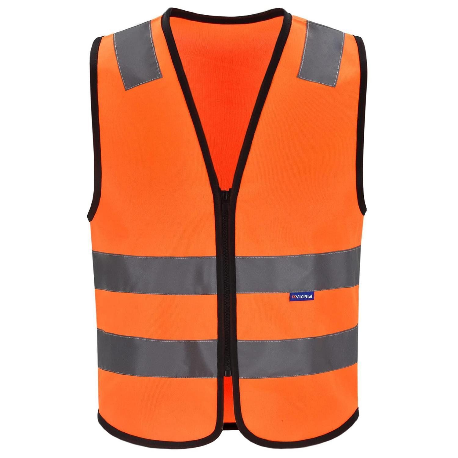 Warnweste Warnschutz Warnweste Orange Herren