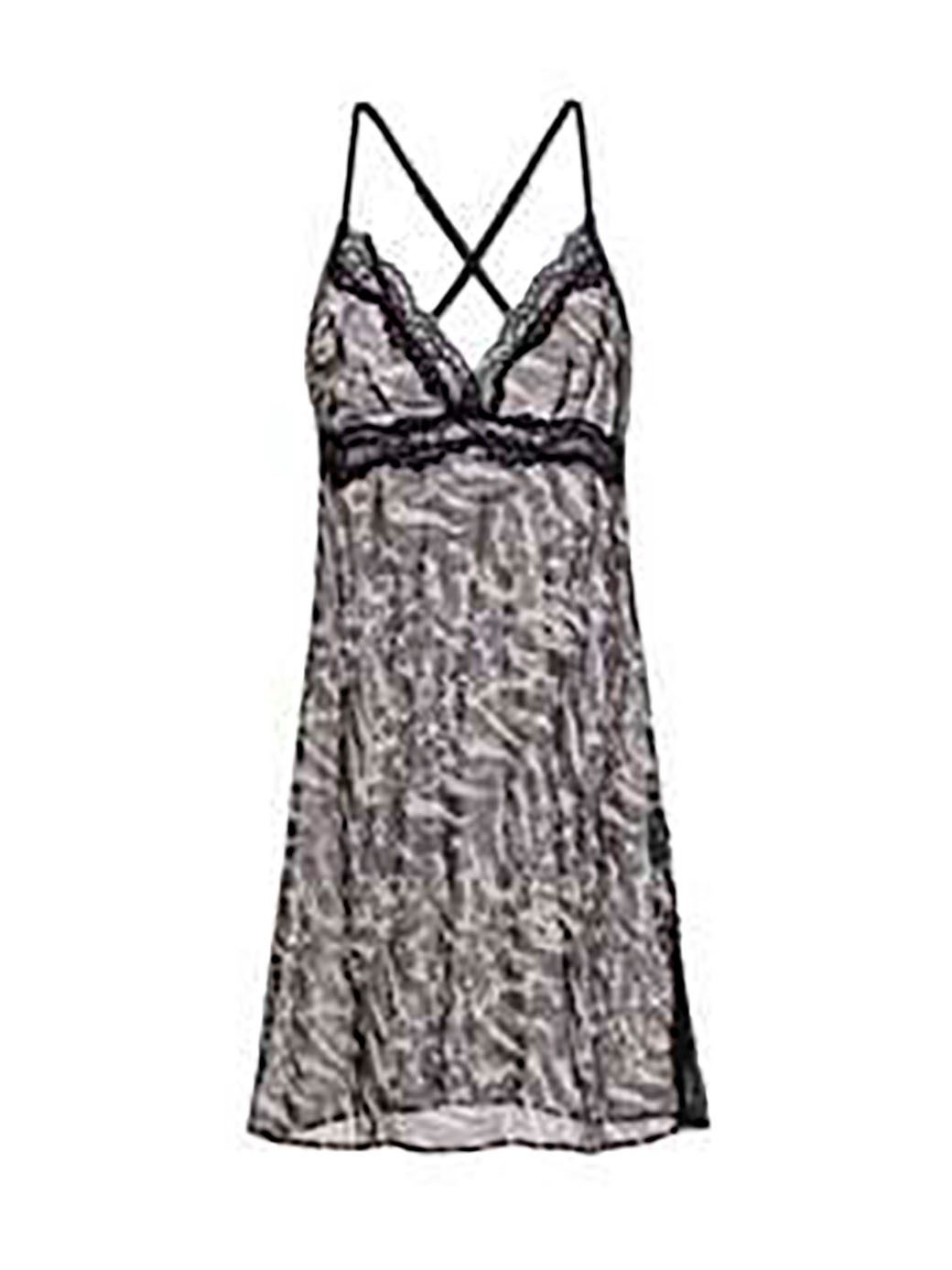 Dorina Negligé ORIGINS-PRINT Spitze am Ausschnitt günstig online kaufen