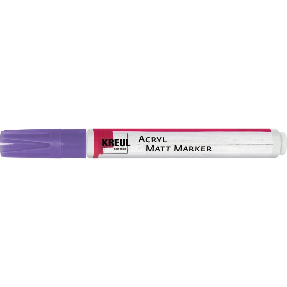 Kreul Marker Farb-Marker Acryl Matt Marker Medium, 2-4 mm Lila