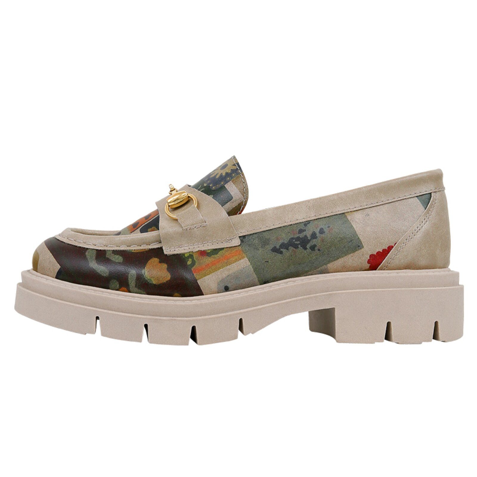 DOGO Cindy Loafer Anatolian Patterns Damen Halbschuhe Loafer Handgefertigt günstig online kaufen