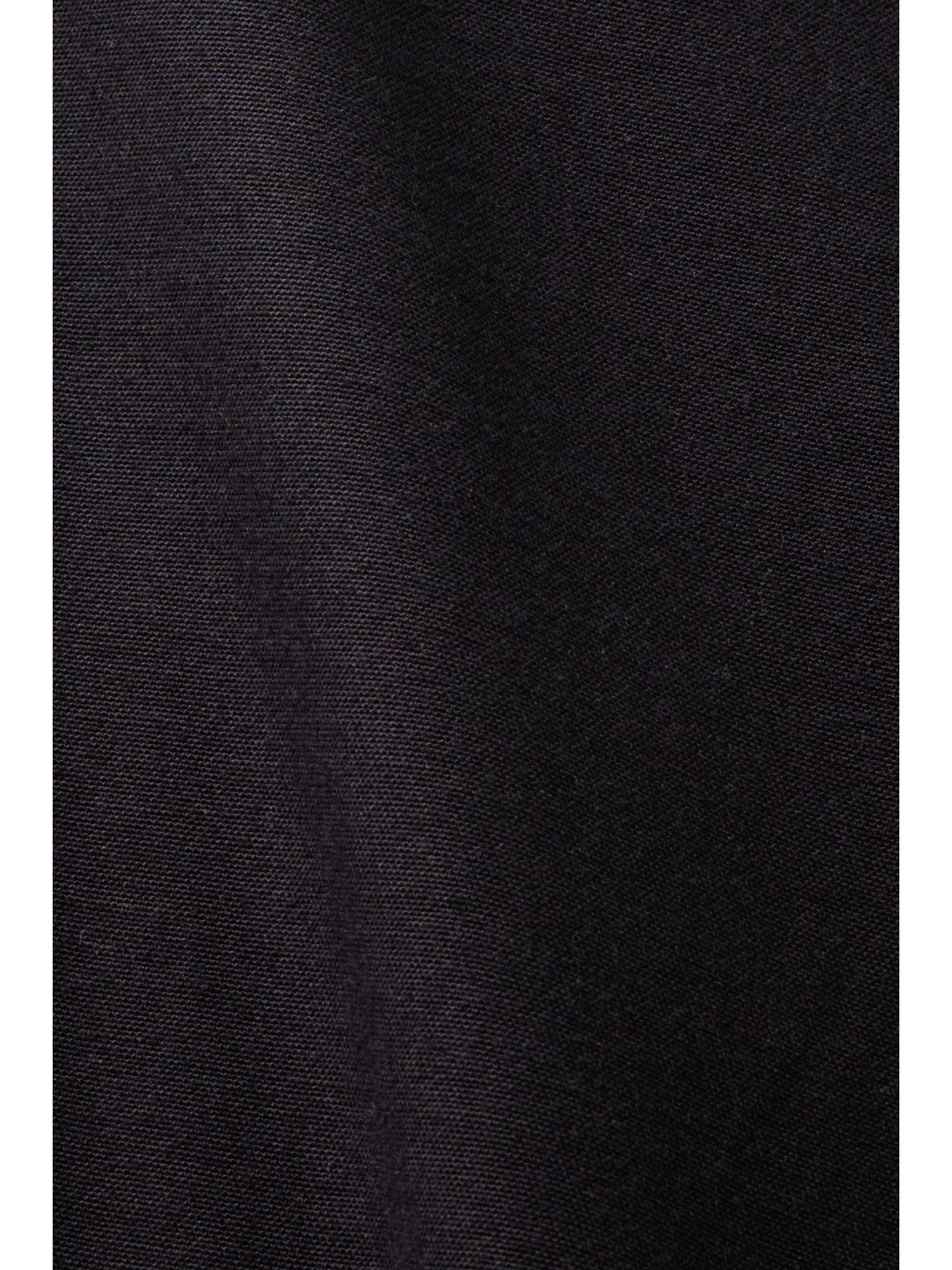 aus Esprit Cargohose Cargohose BLACK Baumwolle