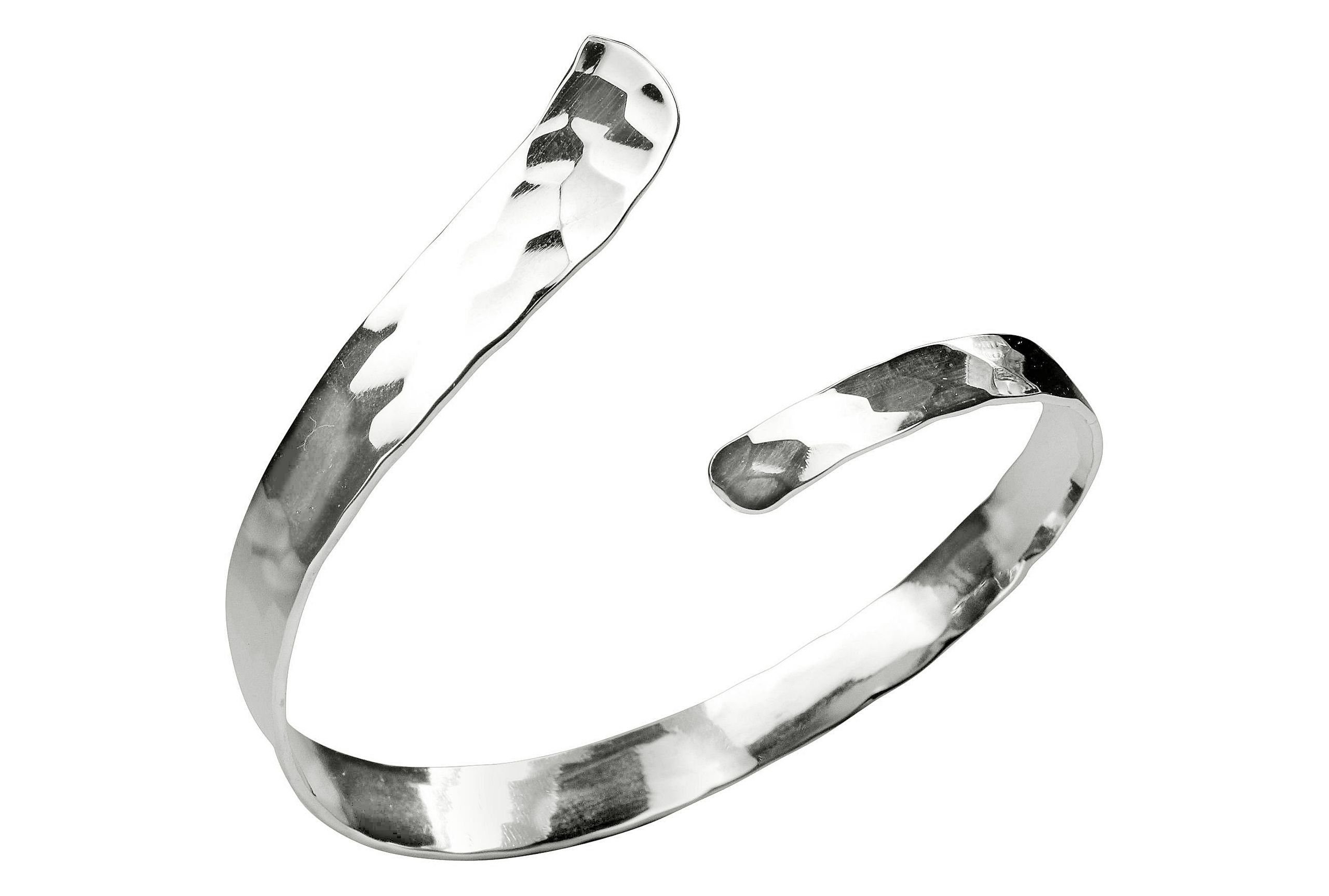 SILBERMOOS Armreif Armspange "Eleganter Begleiter", 925 Sterling Silber