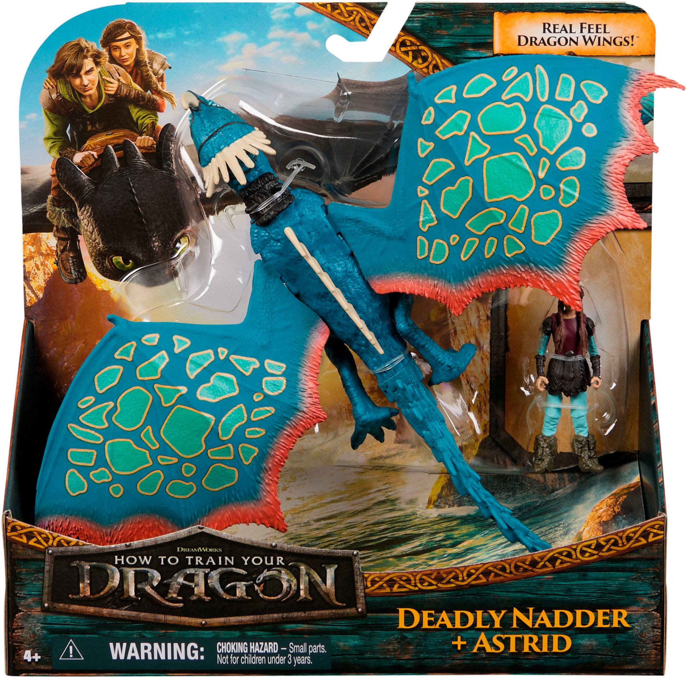 Spin Master Spielfigur Dragons Movie - Viking & Dragon - Sturmpfeil & Astrid