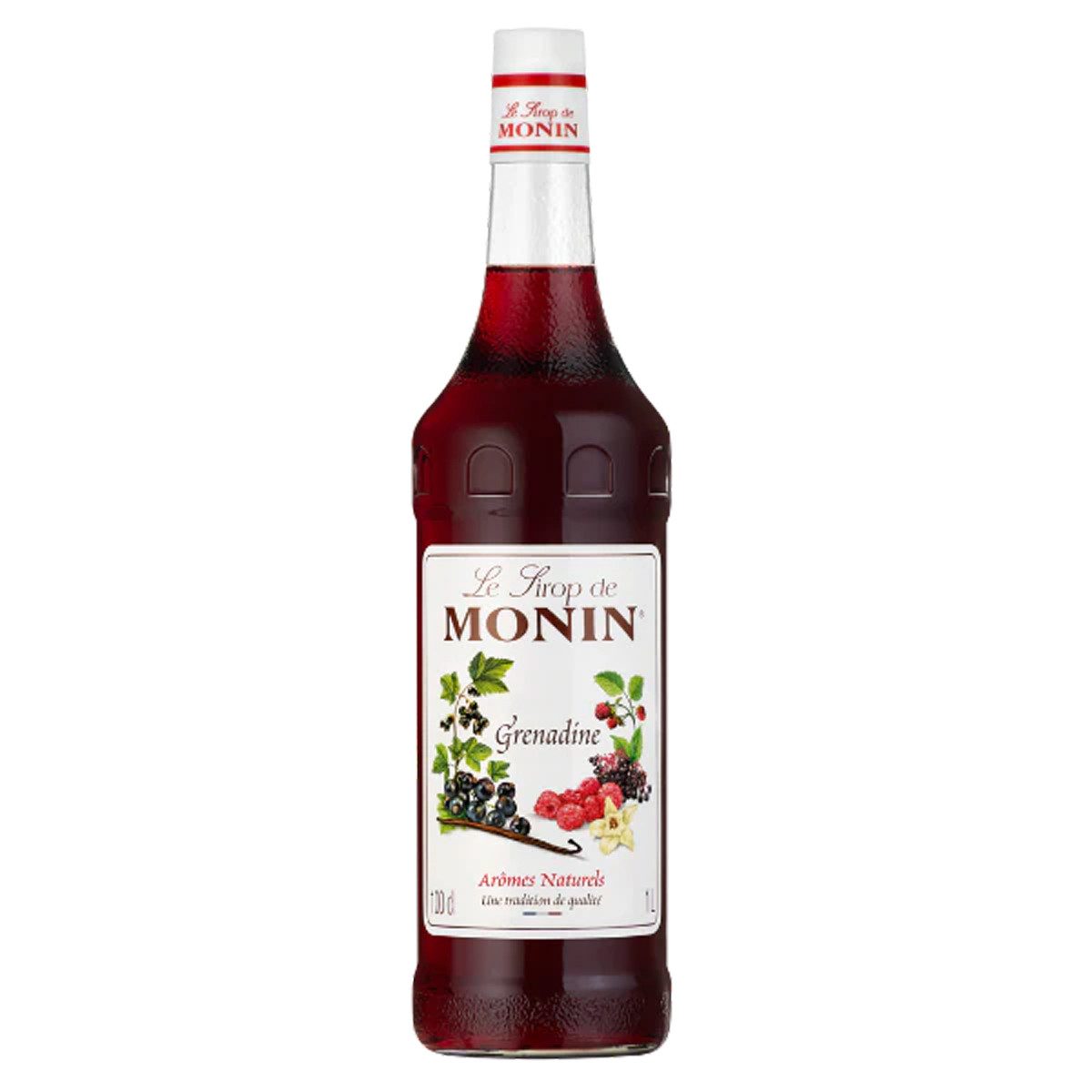 MONIN Getränke-Sirup, Monin Grenadine Sirup ideal für Cocktails und Limonaden 1000ml