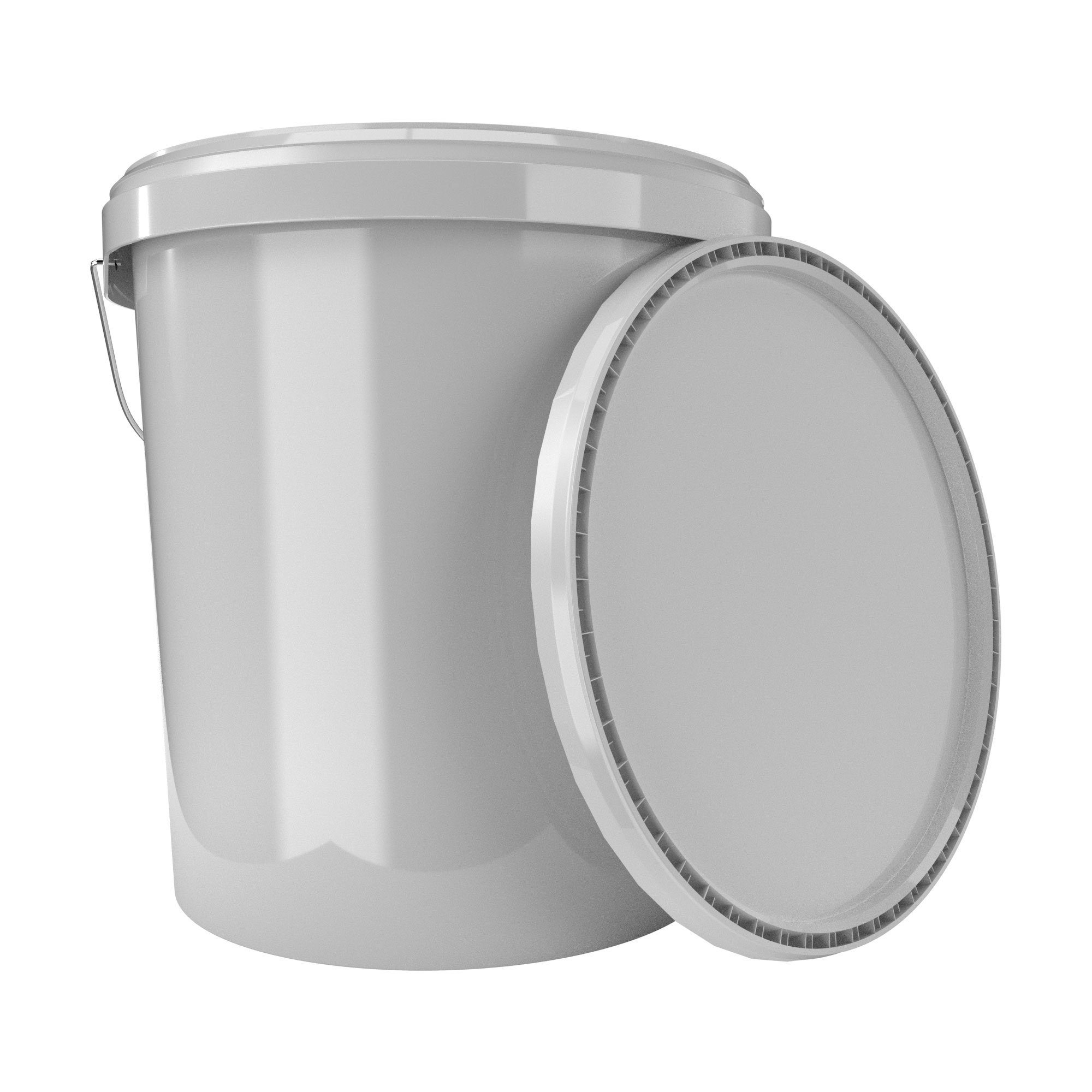 FixedByU Putzeimer Eimer mit Deckel 16 Liter - lebensmittelecht, luftdicht, stabil, (Set, 1-tlg., Eimer mit Deckel), 16 l