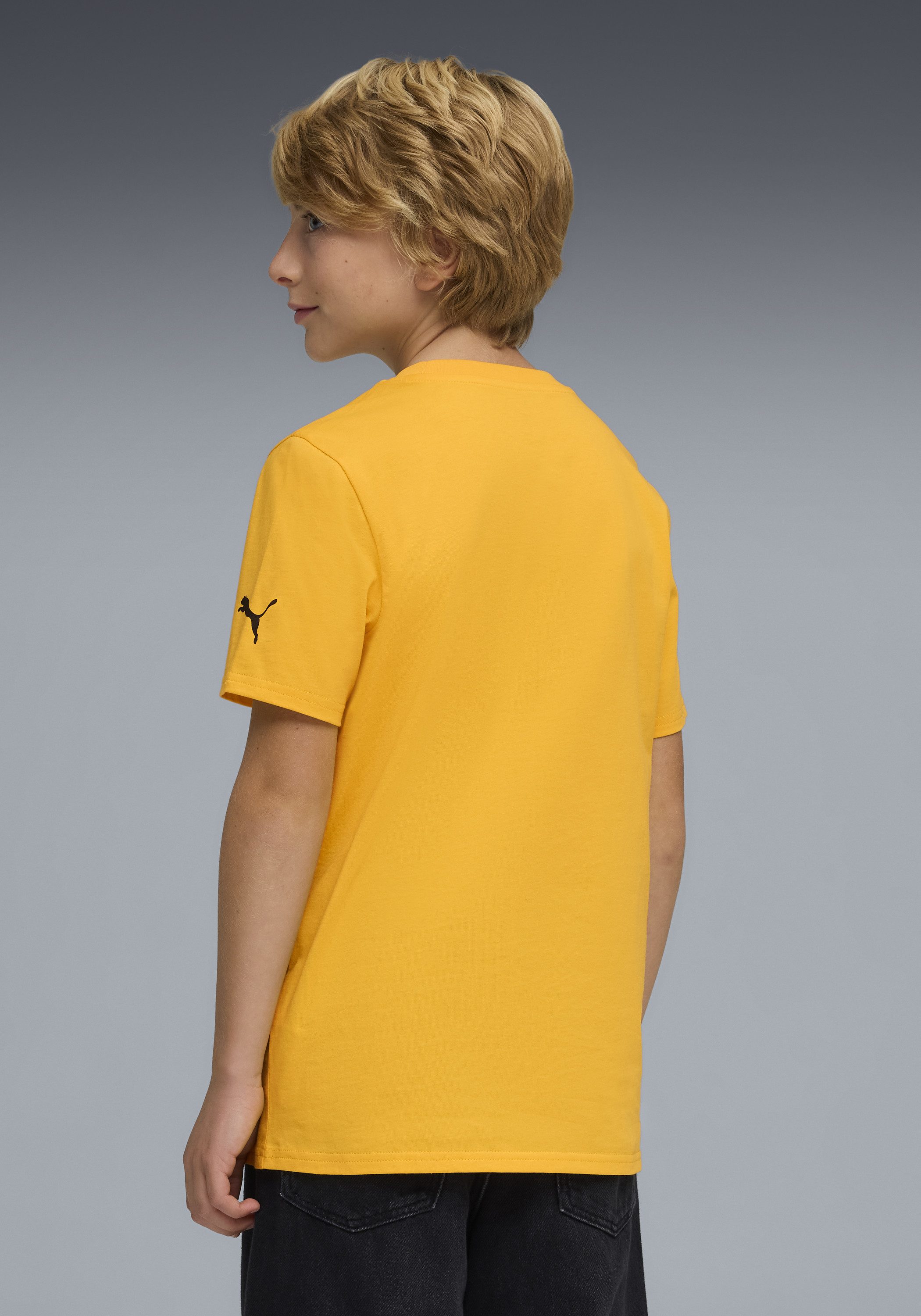 PUMA Trainingsshirt BVB X SESAME STREET TEE JR Regular Fit, Kurzarm, für Fußball, Rundhalsausschnitt