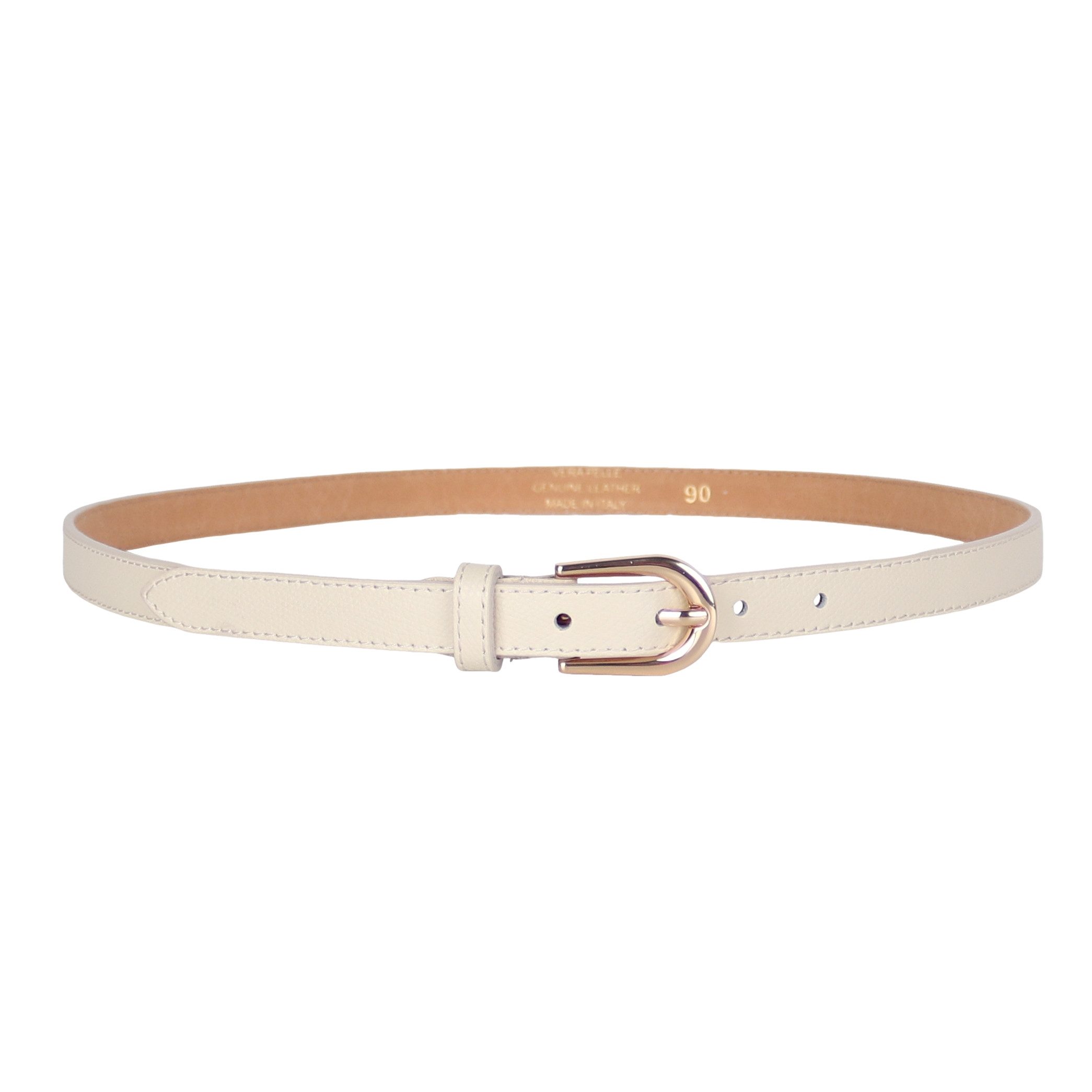 MIRROSI Ledergürtel Damen Gürtel Echtleder, Made in Italy, 18mm breit (Passt fast zu jeder Hosenschlaufe) aus Echtem Leder