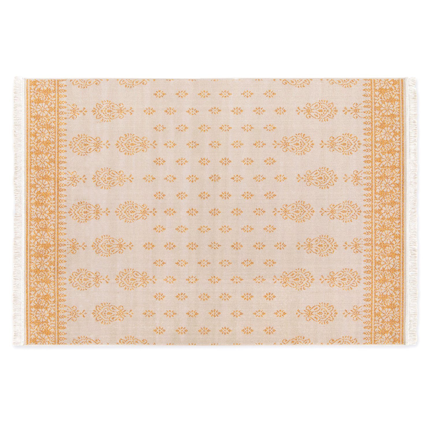 DomDeco Teppich Fransenteppich LUIS, Serie "Franja"