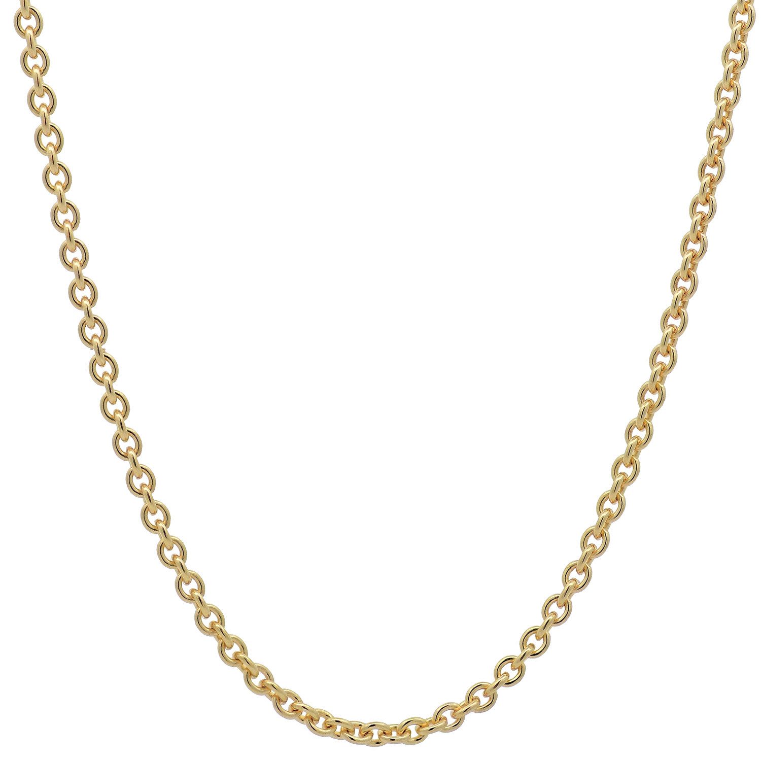 HOPLO Goldkette Goldkette Ankerkette rund Länge 36cm - Breite 1,2mm - 333-8 Karat Gold, Made in Germany – Bild 5 von 5