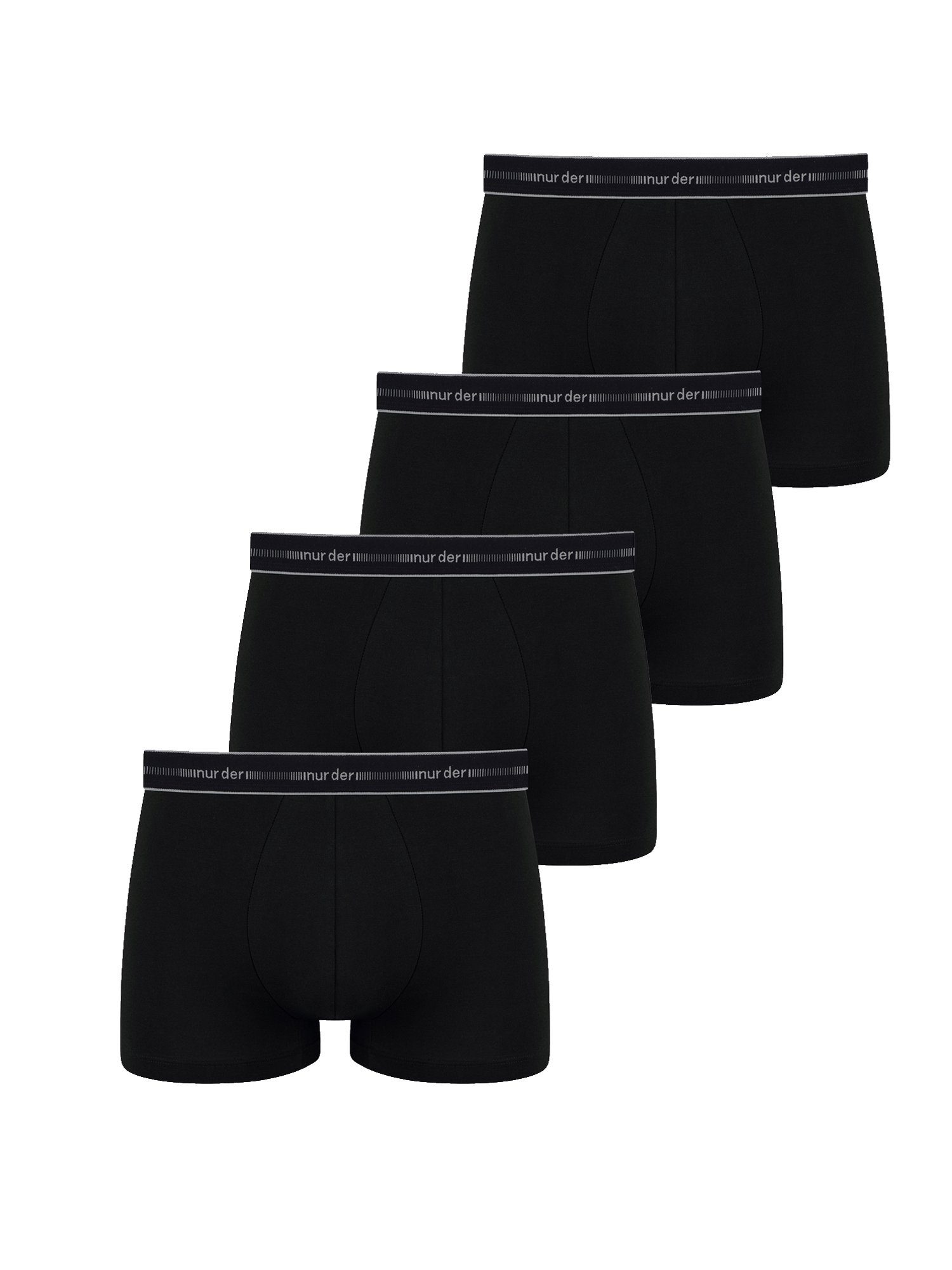 Allgemeine Markenartikel aller Art Nur Der Retro Boxer 3D-Flex retroshorts Classic (4-St) schwarz boxershorts Retro-Boxer