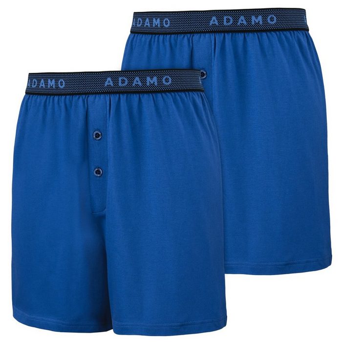 ADAMO Boxershorts 2er-Pack Boxershorts große Größen royalblau Adamo (Packung 2-St. 2er-Pack)