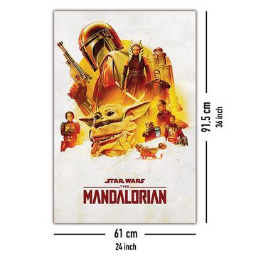 PYRAMID Poster The Mandalorian Poster Grogu Adventure 61 x 91,5 cm