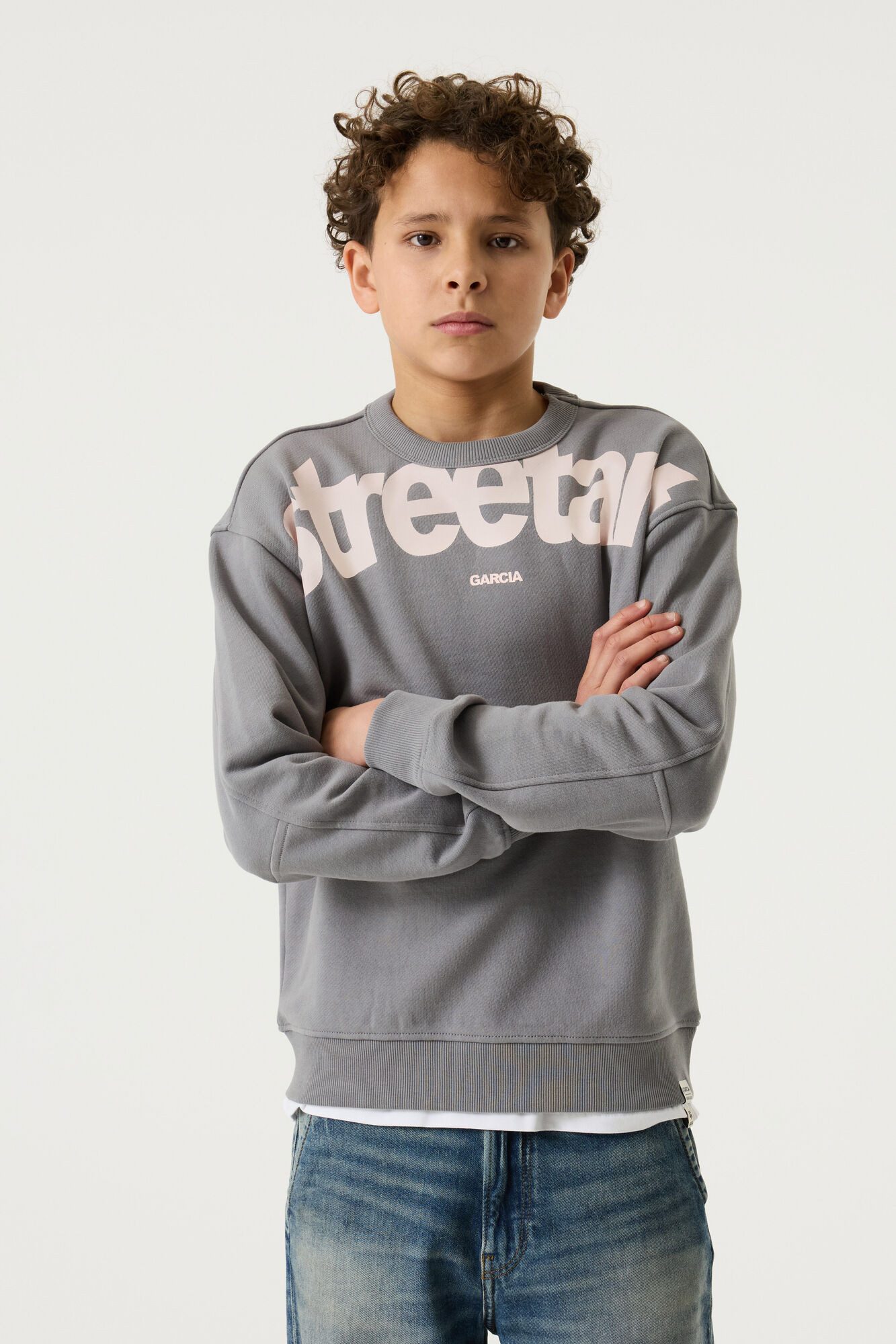 Garcia Sweatshirt mit Schriftzug for BOYS