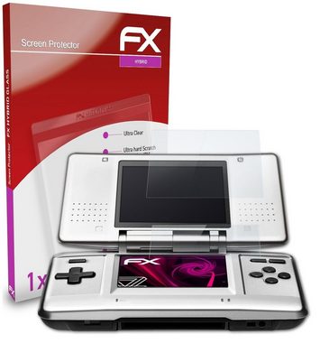 atFoliX Schutzfolie Panzerglasfolie für Nintendo DS, Ultradünn und superhart