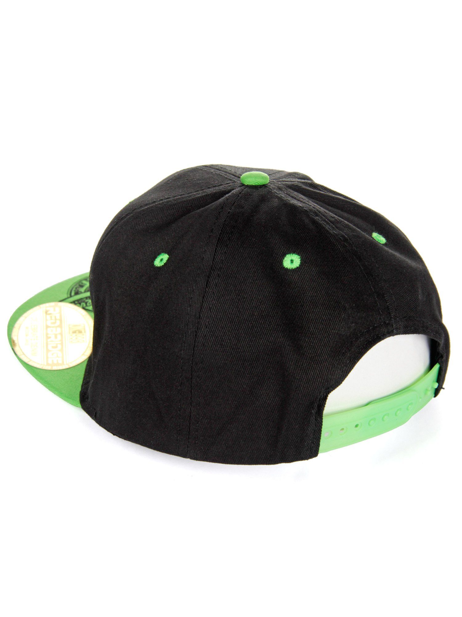 RedBridge Cap schwarz-grün Baseball mit Wellingborough Druckverschluss