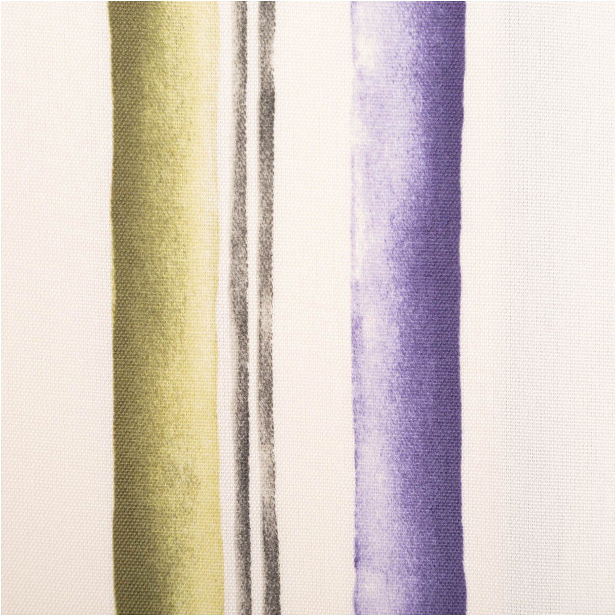Stoff Vorhangstoff Landhaus Streifen beige lila grün 160cm Stoffbreite