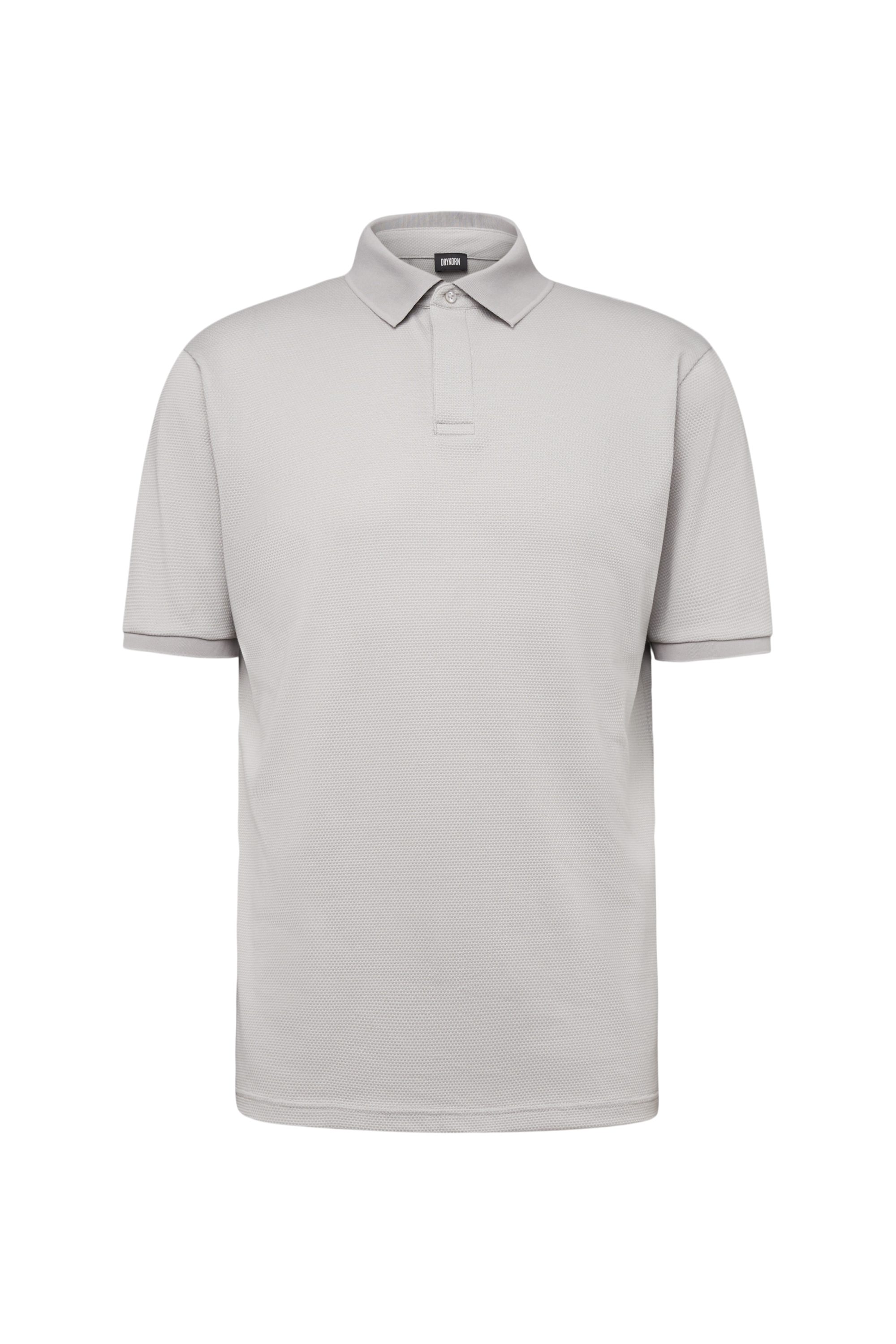 Drykorn Kurzarmshirt Poloshirt Santos - Gerade