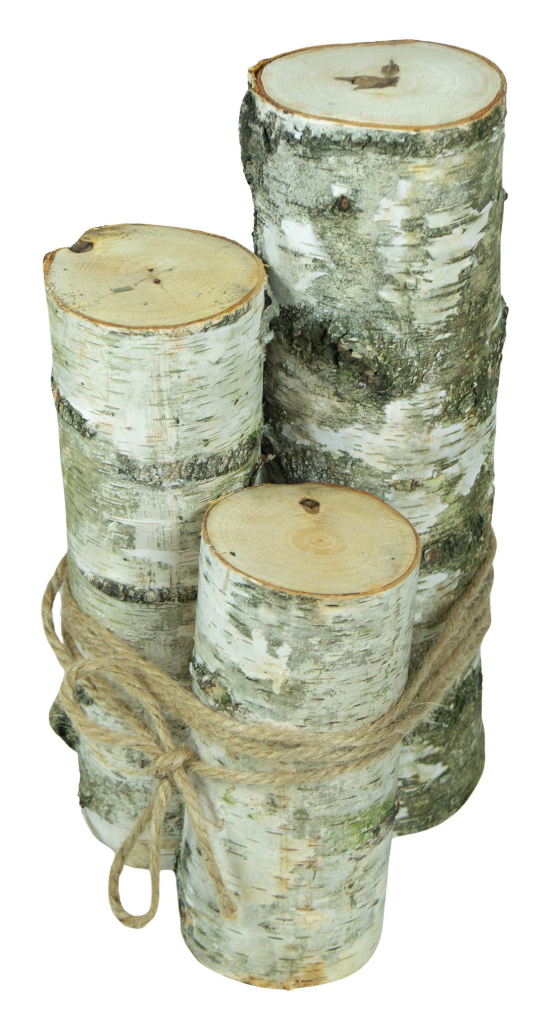 Kistenkolli Altes Land Allzweckkiste 3er Set Deko-Baumstämme versch. Sorten (Spar-Set)