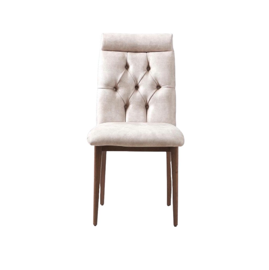 Xlmoebel Polsterstuhl Luxuriöser Chesterfield-Stuhl aus feinstem Leder (1 St), Hergestellt in Europa