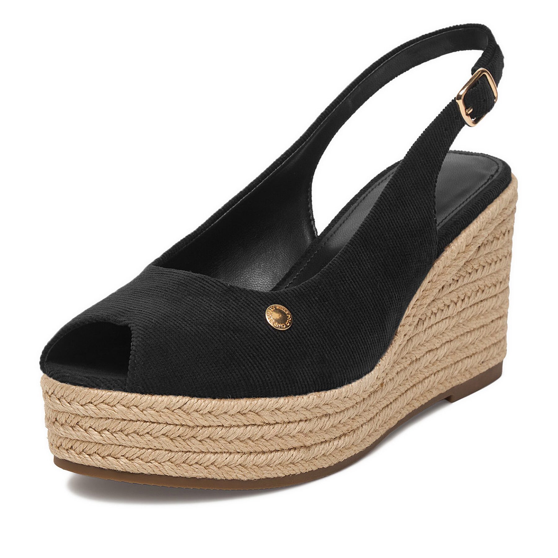 BEVERLY HILLS POLO CLUB Schwarze Espadrilles für Damen des Beverly Hills Polo Club Espadrille