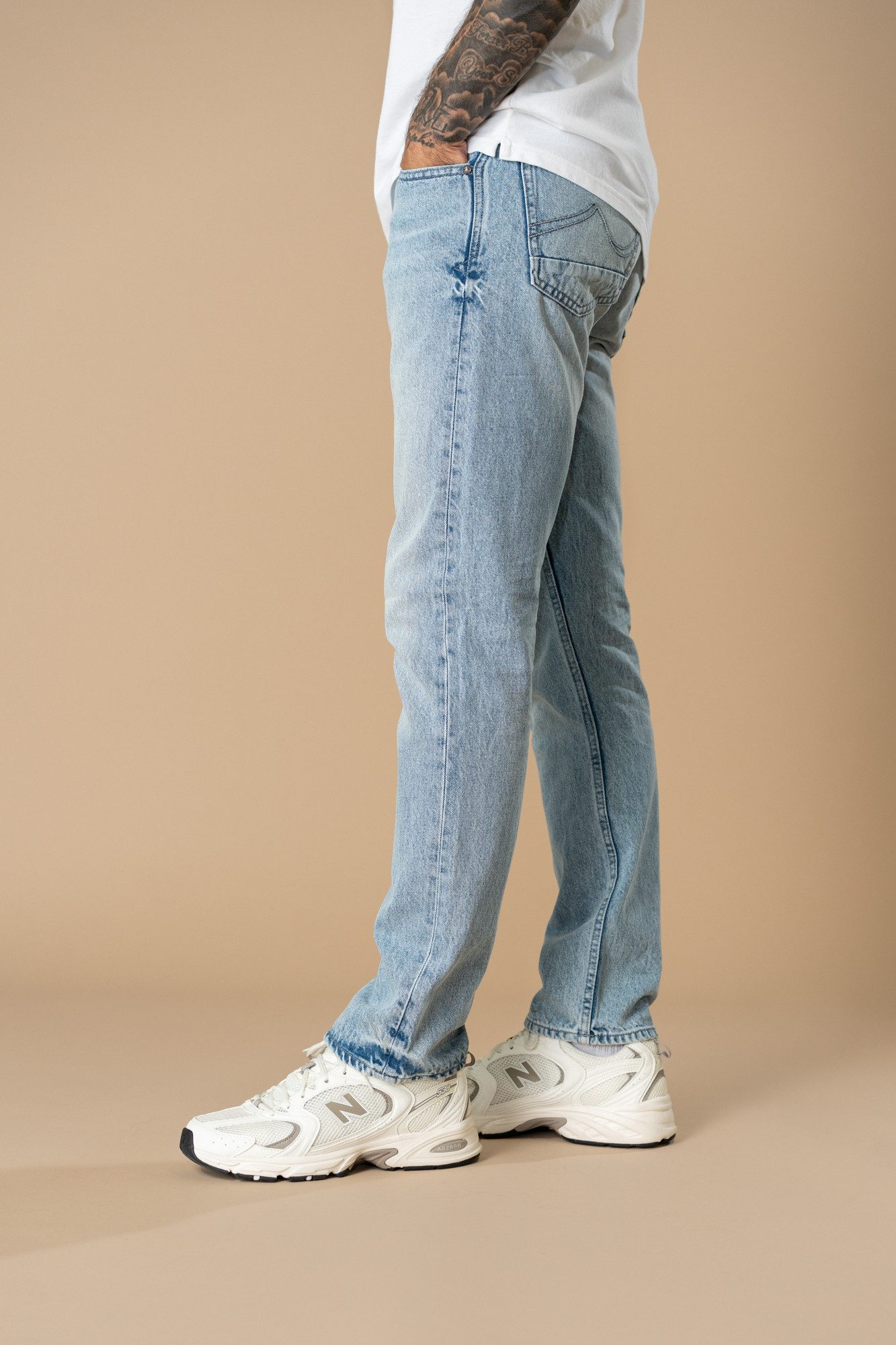 Petrol Industries Straight-Jeans mit optisch 2teiliger Gesäßtasche