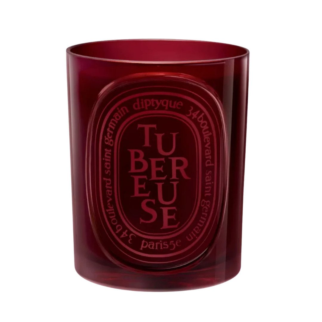Diptyque Duftkerze Tubereuse 300g Duft Kerze Raumduft (1-tlg., Duftkerze), Blumig-Sinnlicher Duft, ca. 75 Std. Brenndauer