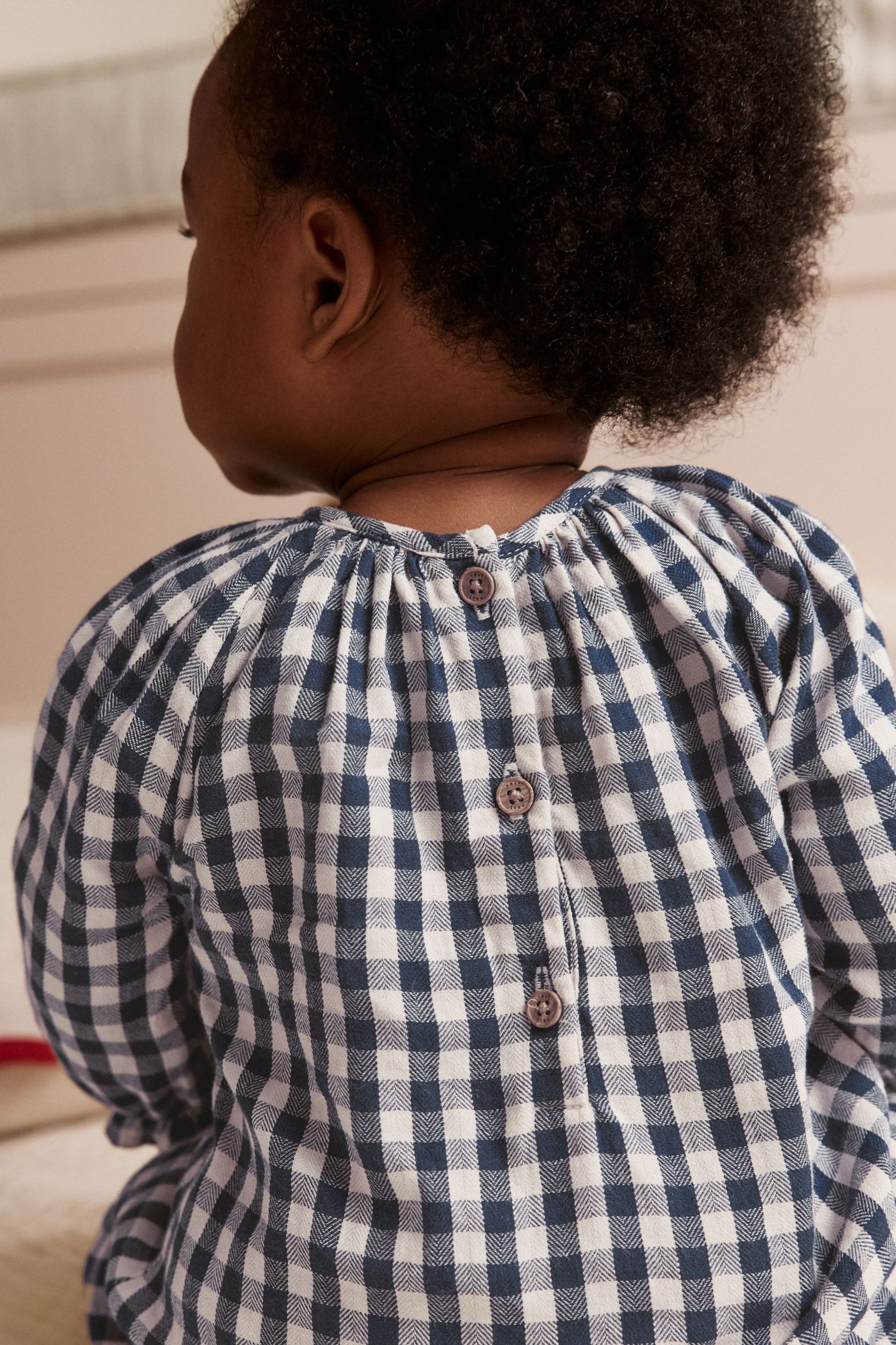 Next Blusenkleid Baby Langärmeliges Kleid mit Höschen (2-tlg)