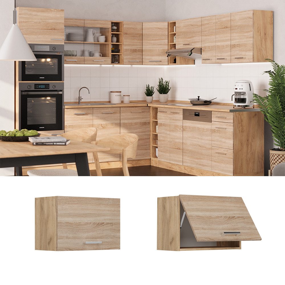 Vicco Hängeschrank R-Line, Sonoma/Goldkraft Eiche, 60 günstig online kaufen